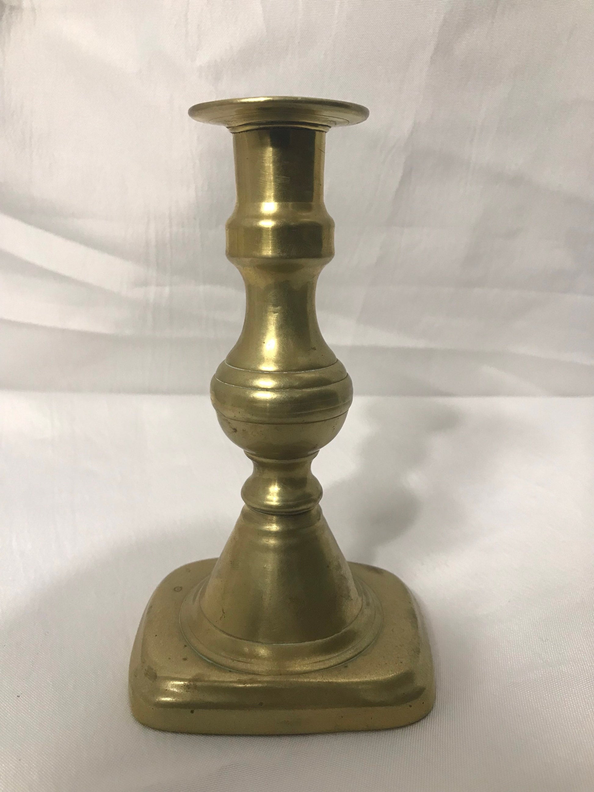 Vintage Brass Candlestick Holder, Brass Taper Holder, Table Centerpiece, Rustic Home Decor, Candle Display Stand