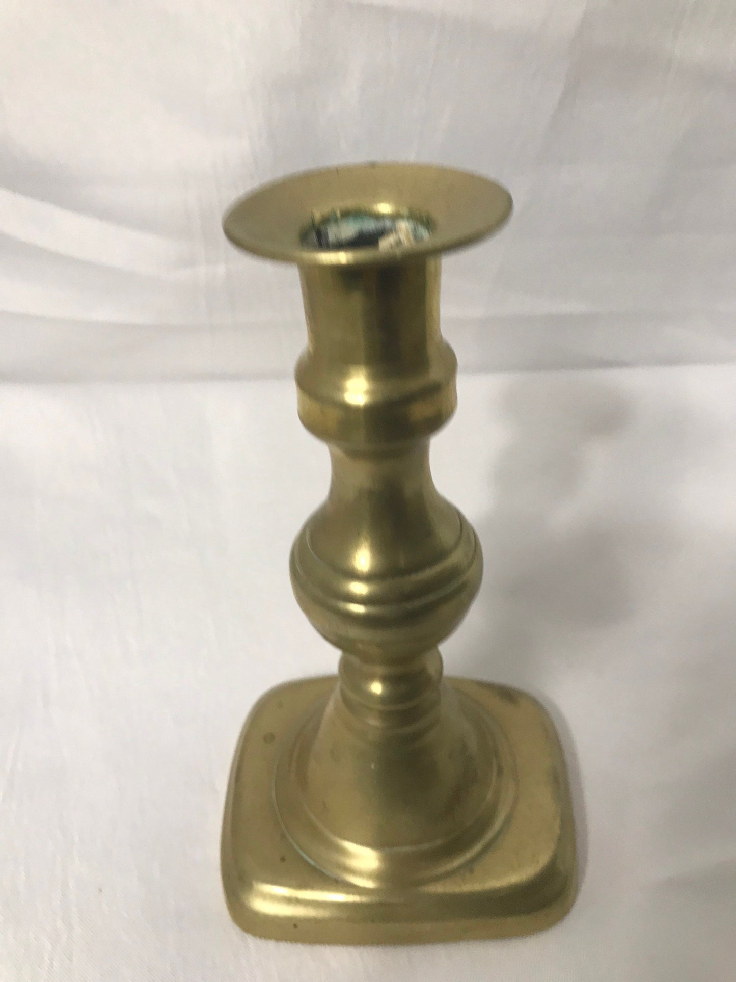 Vintage Brass Candlestick Holder, Brass Taper Holder, Table Centerpiece, Rustic Home Decor, Candle Display Stand