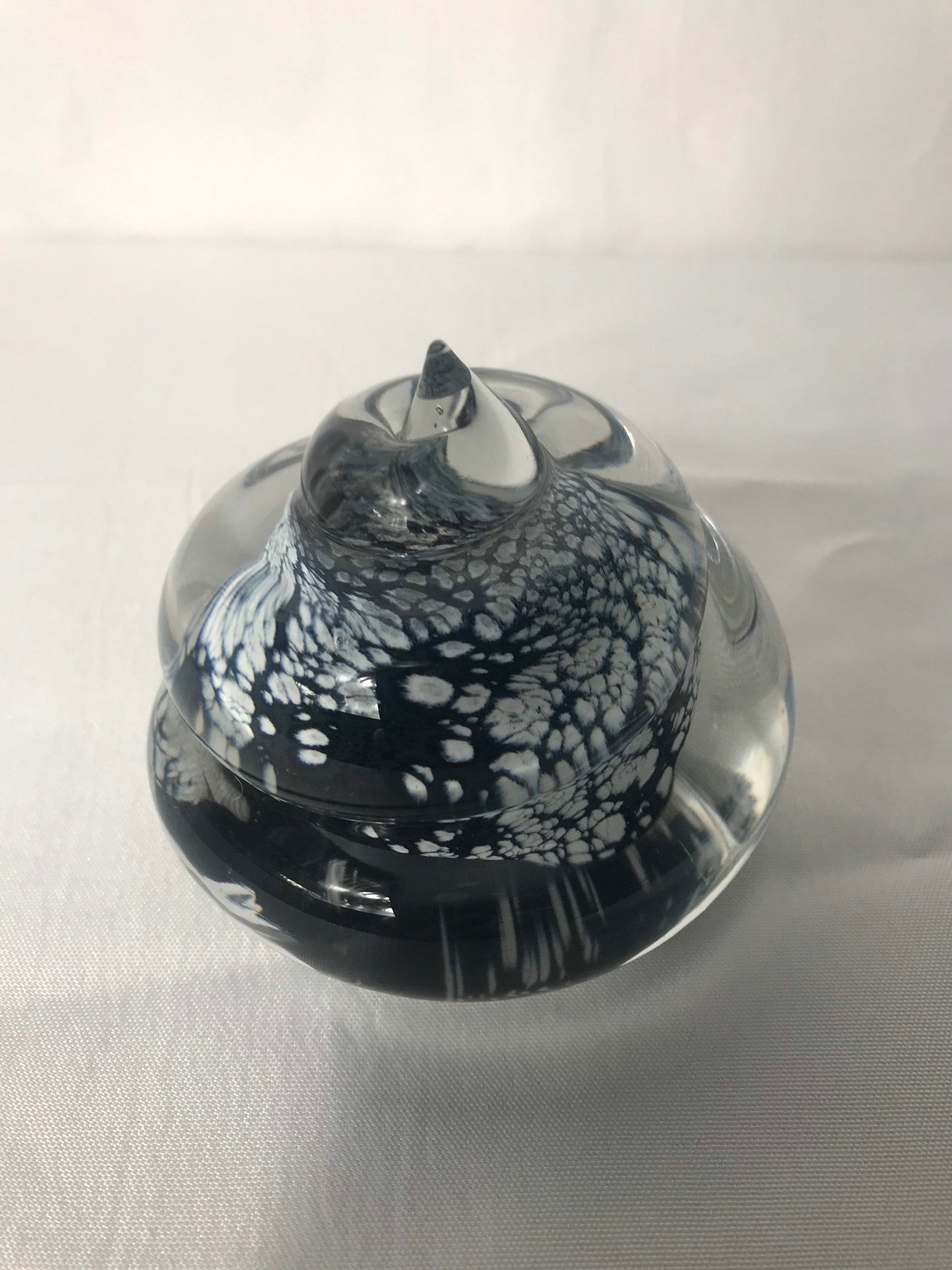 Vintage Speckled Glass Paperweight | Home Decor | Office Decor