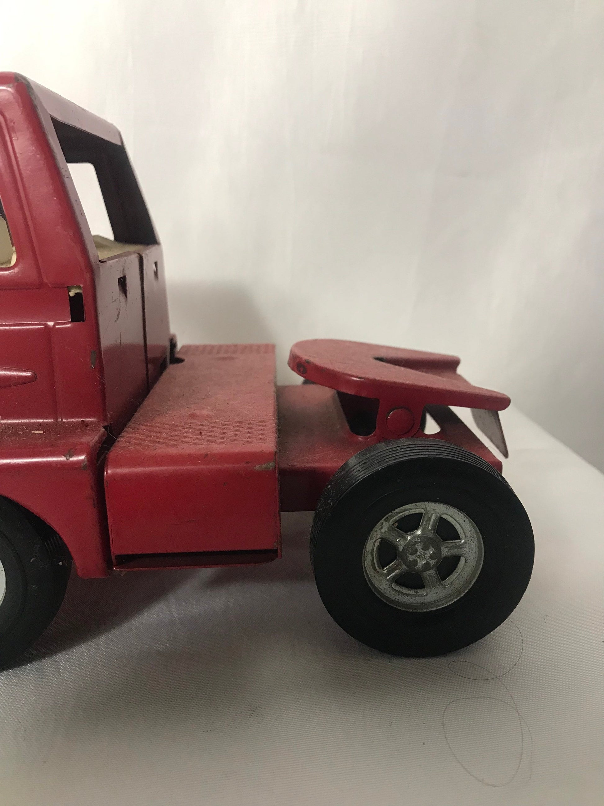 Vintage Red Turbine Car Transporter Toy Truck | Miniature Toys