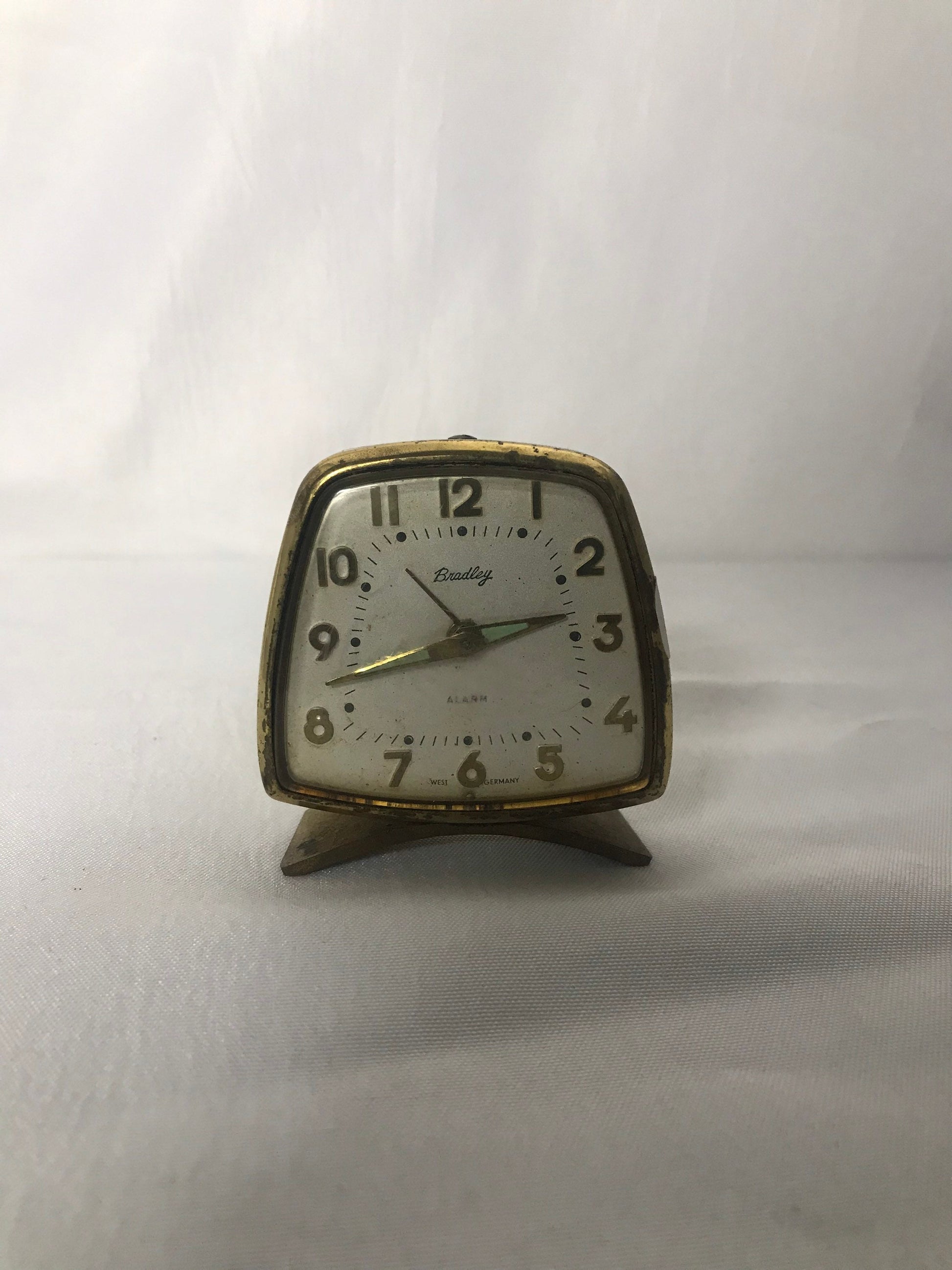 Vintage Bradley Bronze Alarm Clock | Home & Living Decor