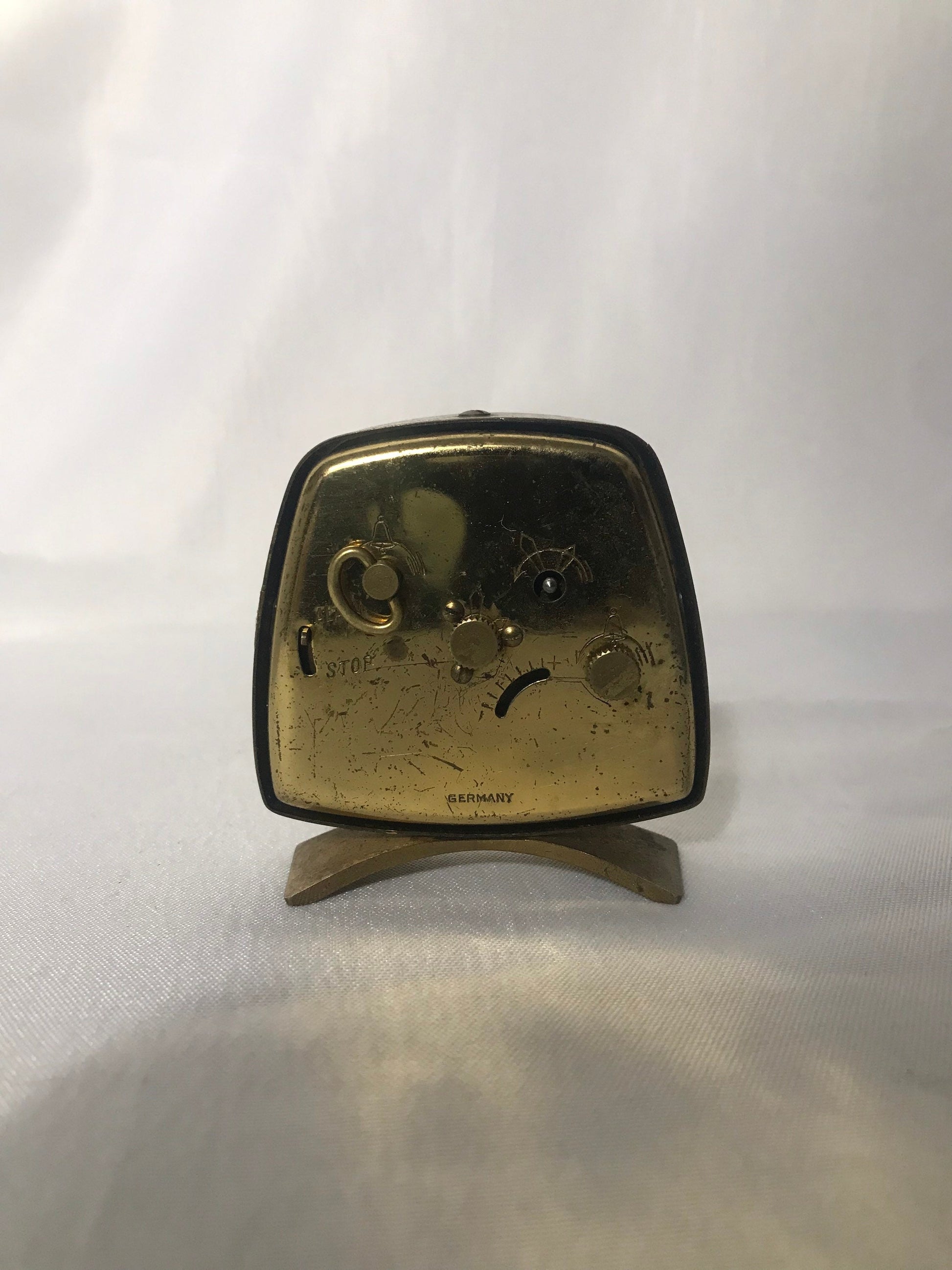 Vintage Bradley Bronze Alarm Clock | Home & Living Decor