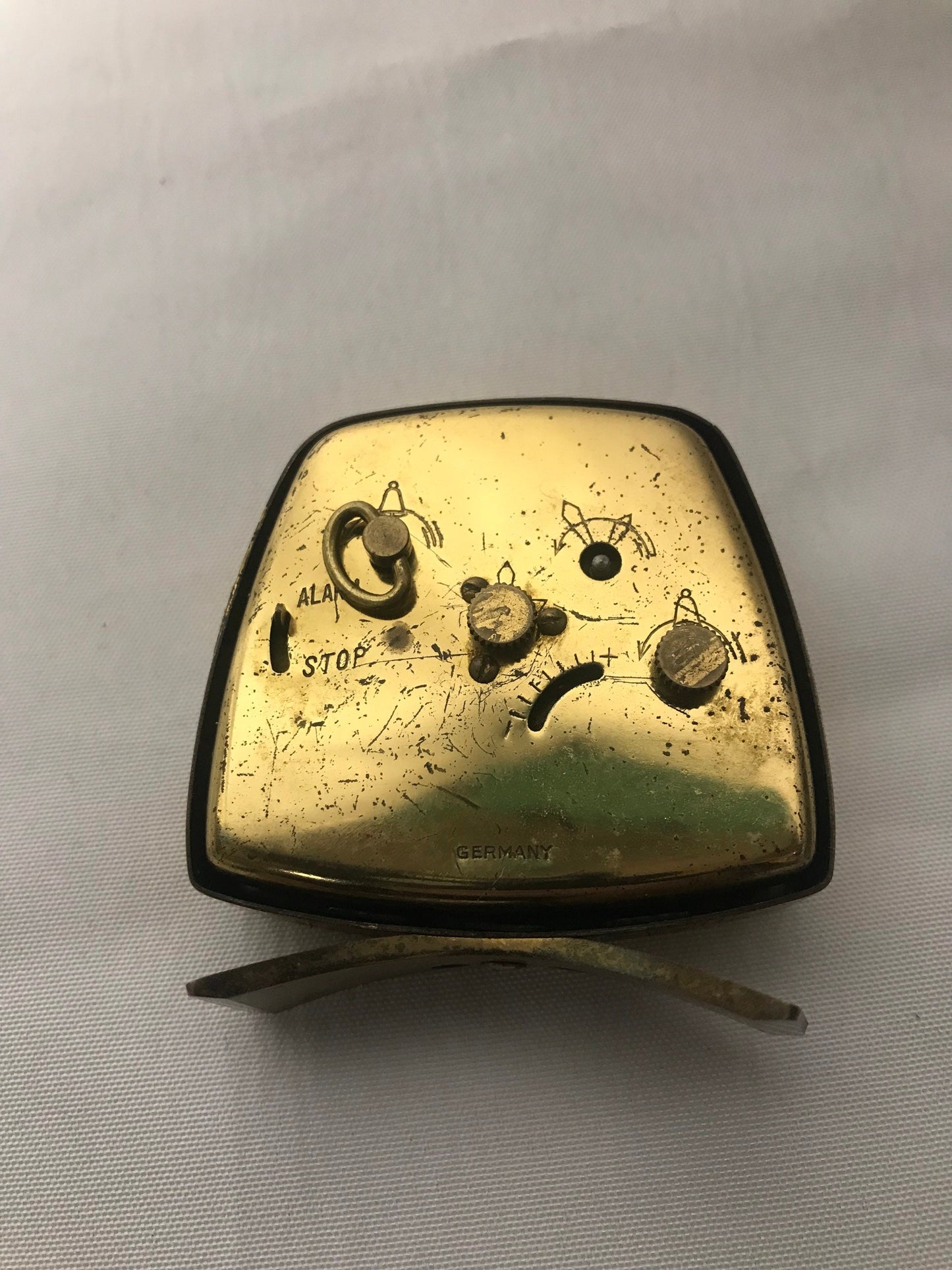 Vintage Bradley Bronze Alarm Clock | Home & Living Decor