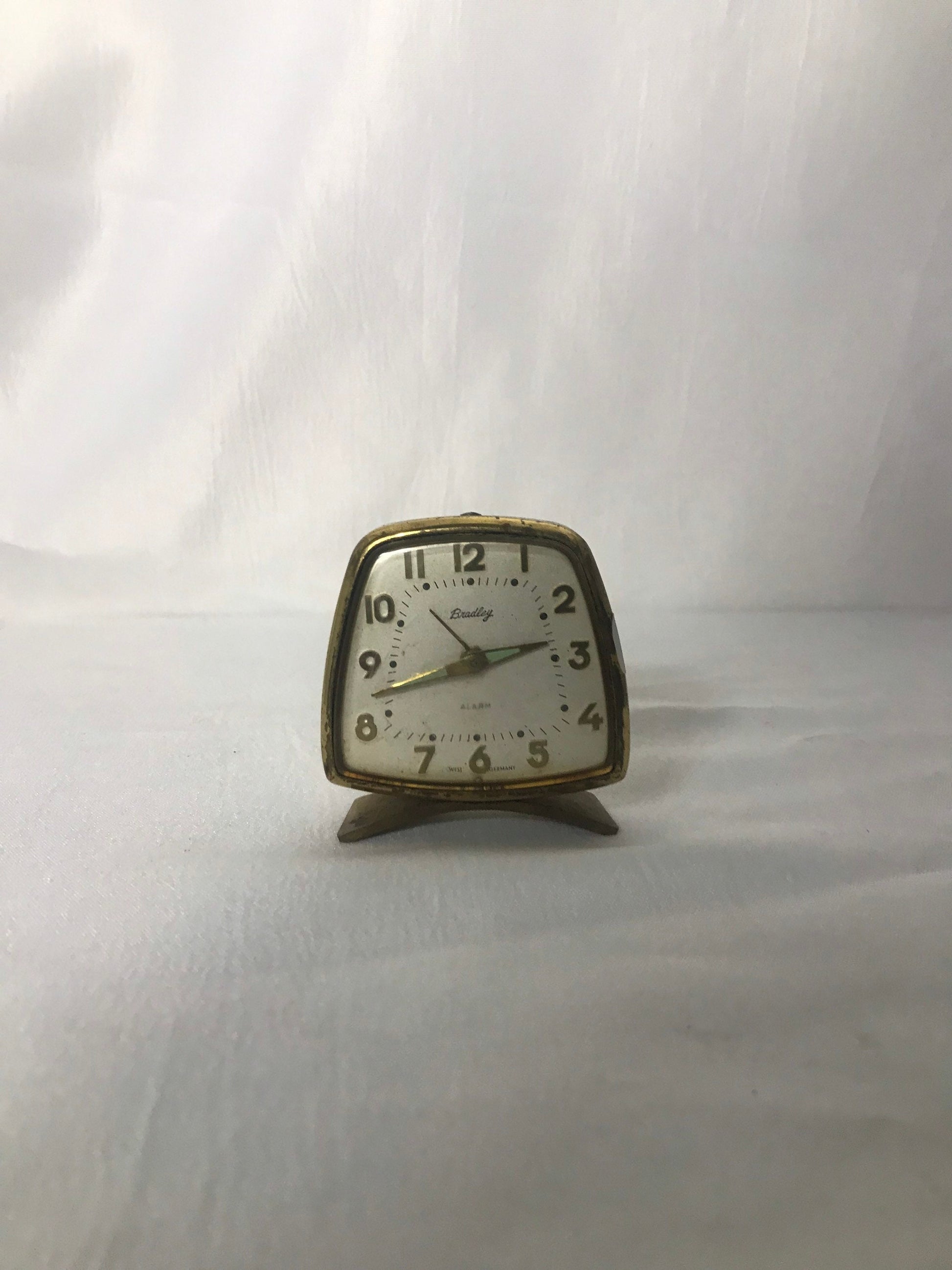 Vintage Bradley Bronze Alarm Clock | Home & Living Decor
