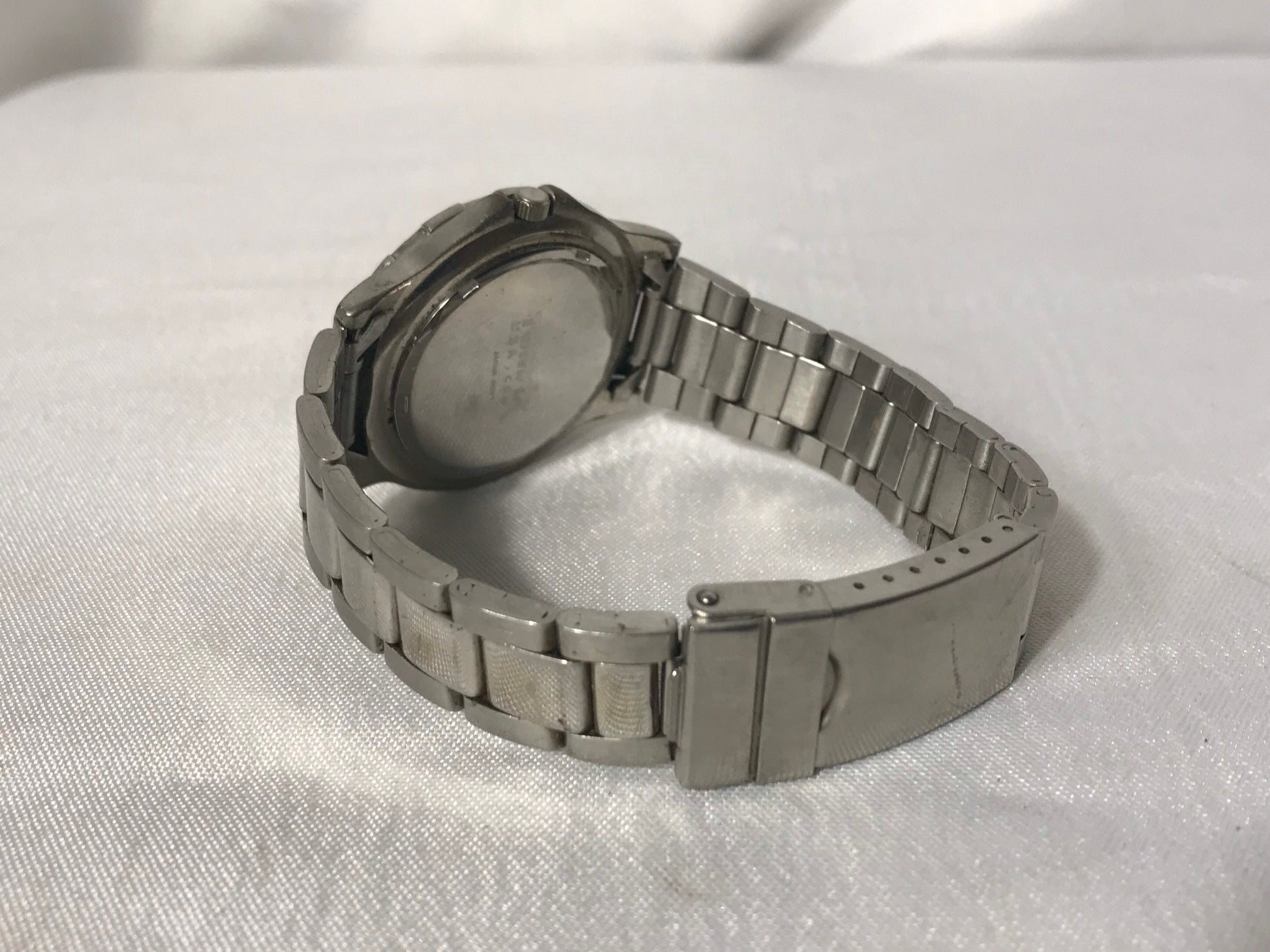 Vintage Tomax Stainless Steel Wrist Watch | New York Blood Center | Jewelry