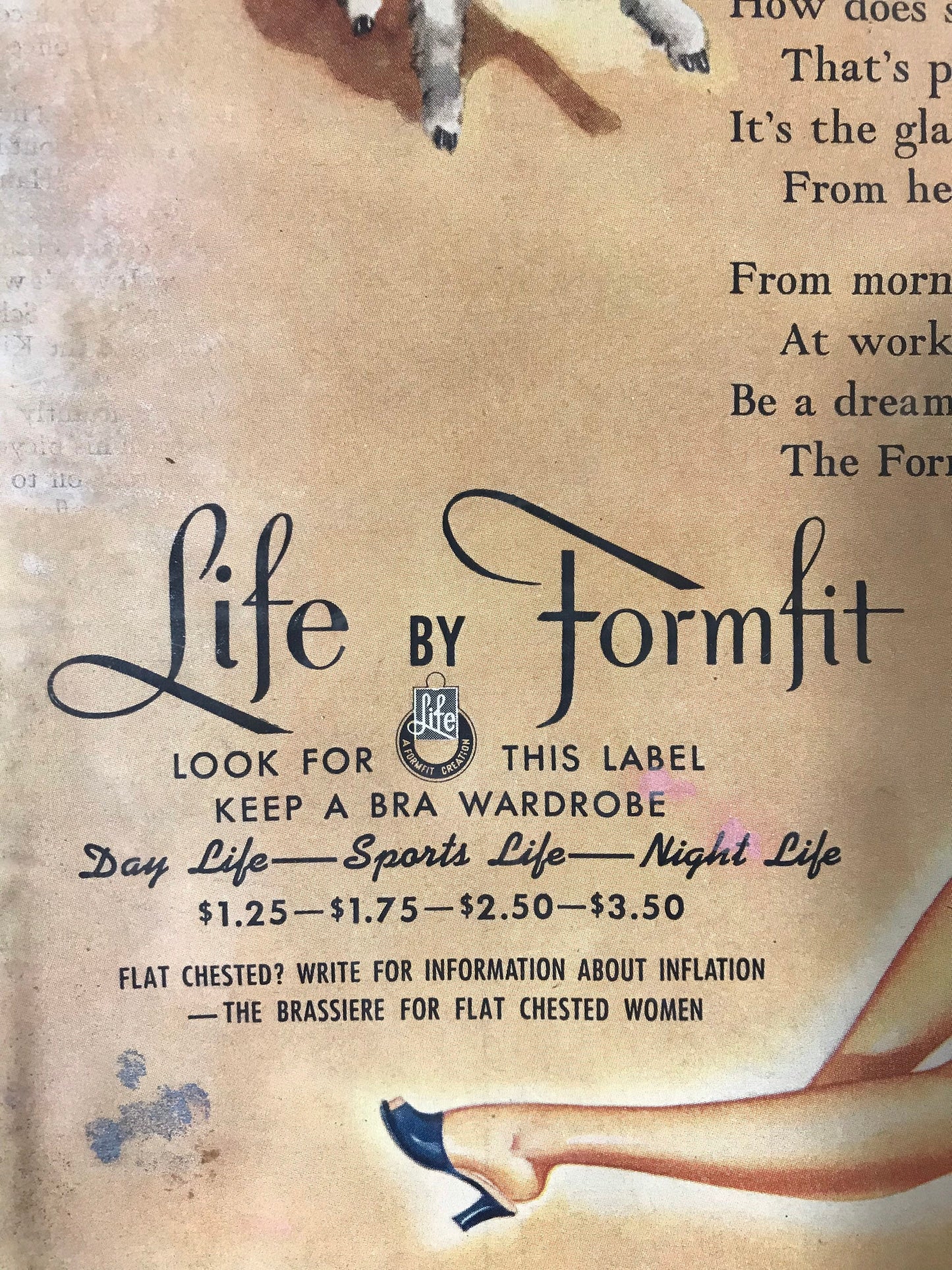 Vintage Formfit Company Advertisement Poster | Digital Prints