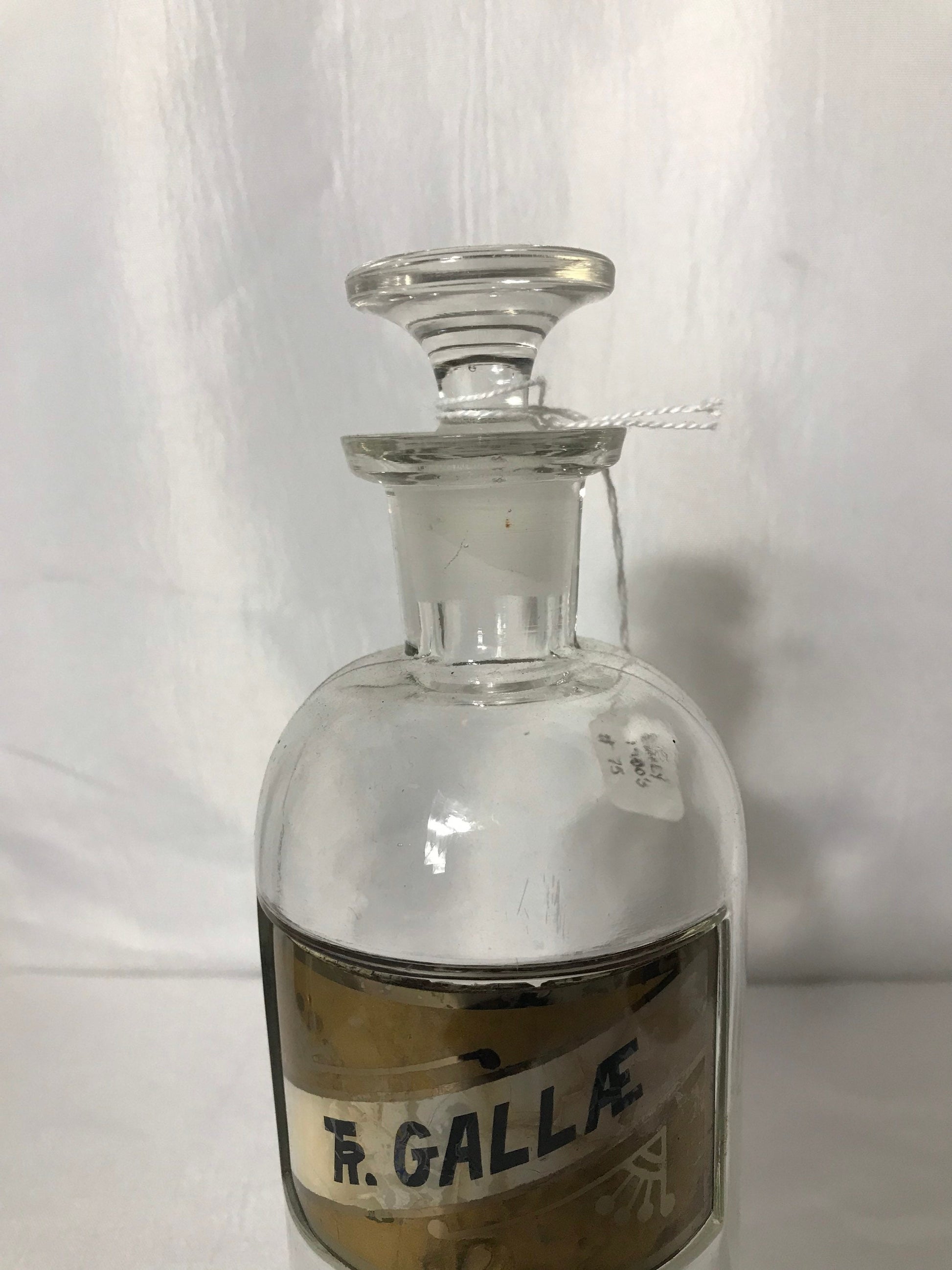 Vintage English Tr. GallÆ Apothecary Bottle | Home & Living