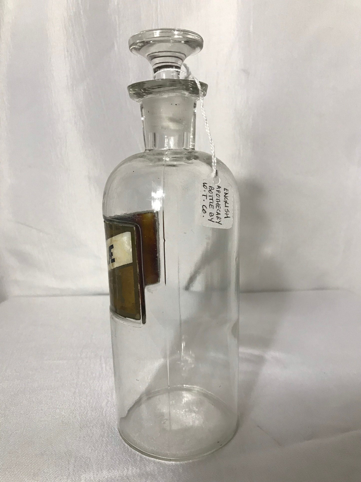 Vintage English Tr. GallÆ Apothecary Bottle | Home & Living