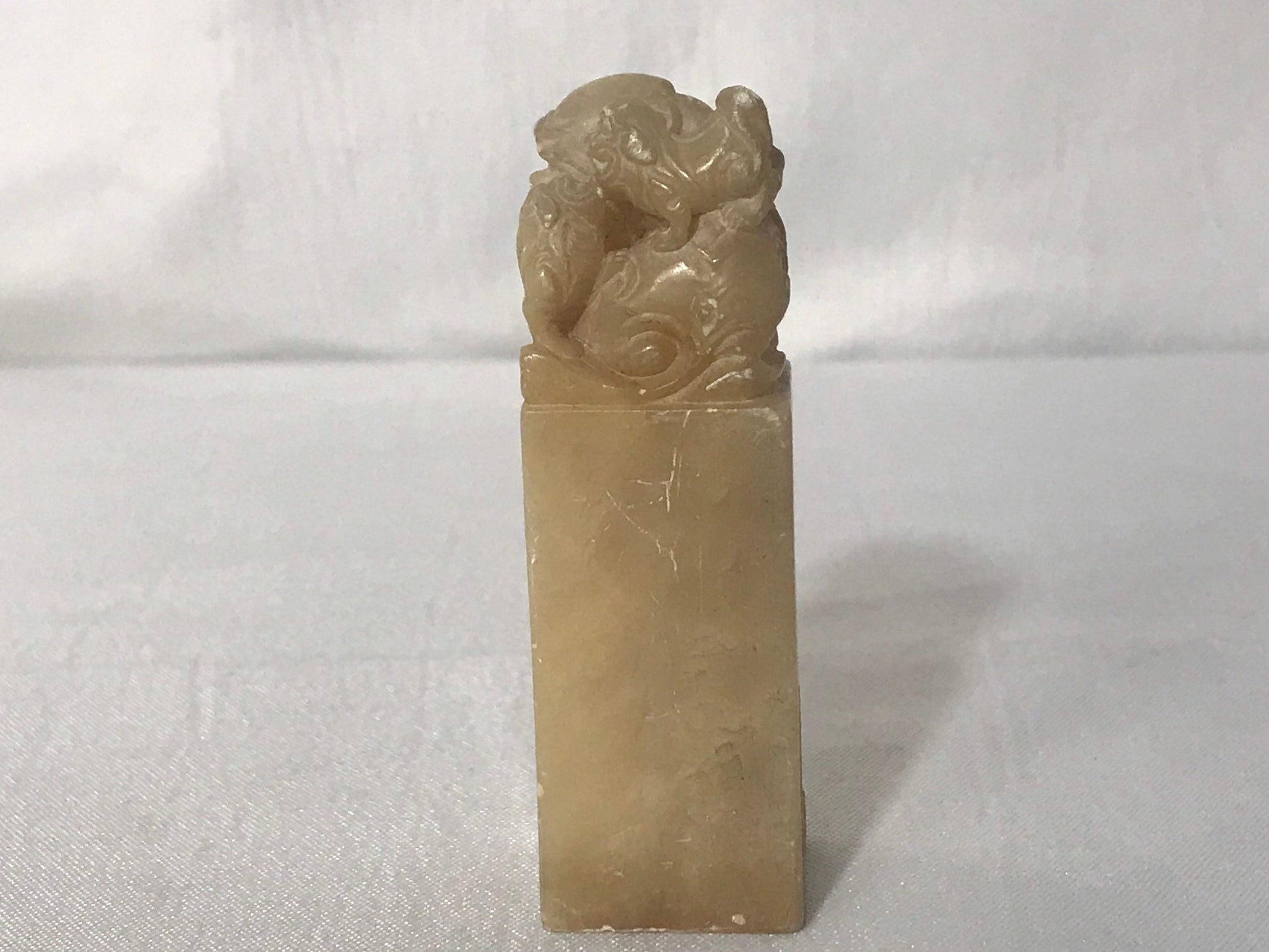 Vintage Onyx Stone Chinese Seal (Stamp) | Home Decor