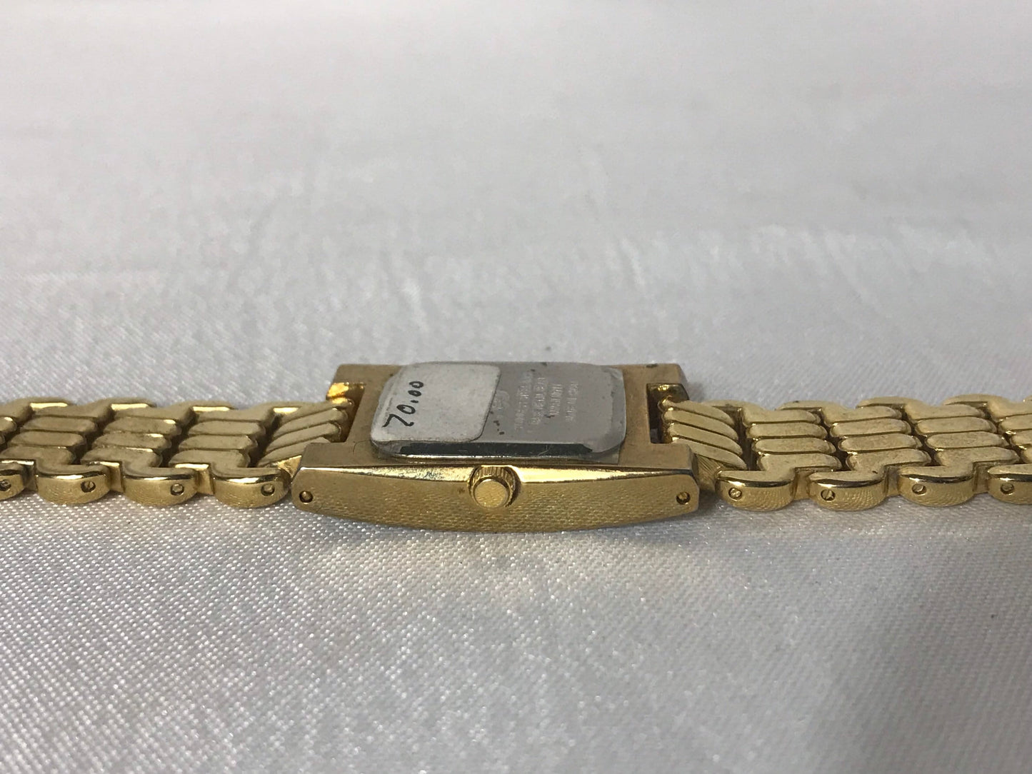 Vintage EJ Diamond Encrusted Gold Wrist Watch | Jewelry