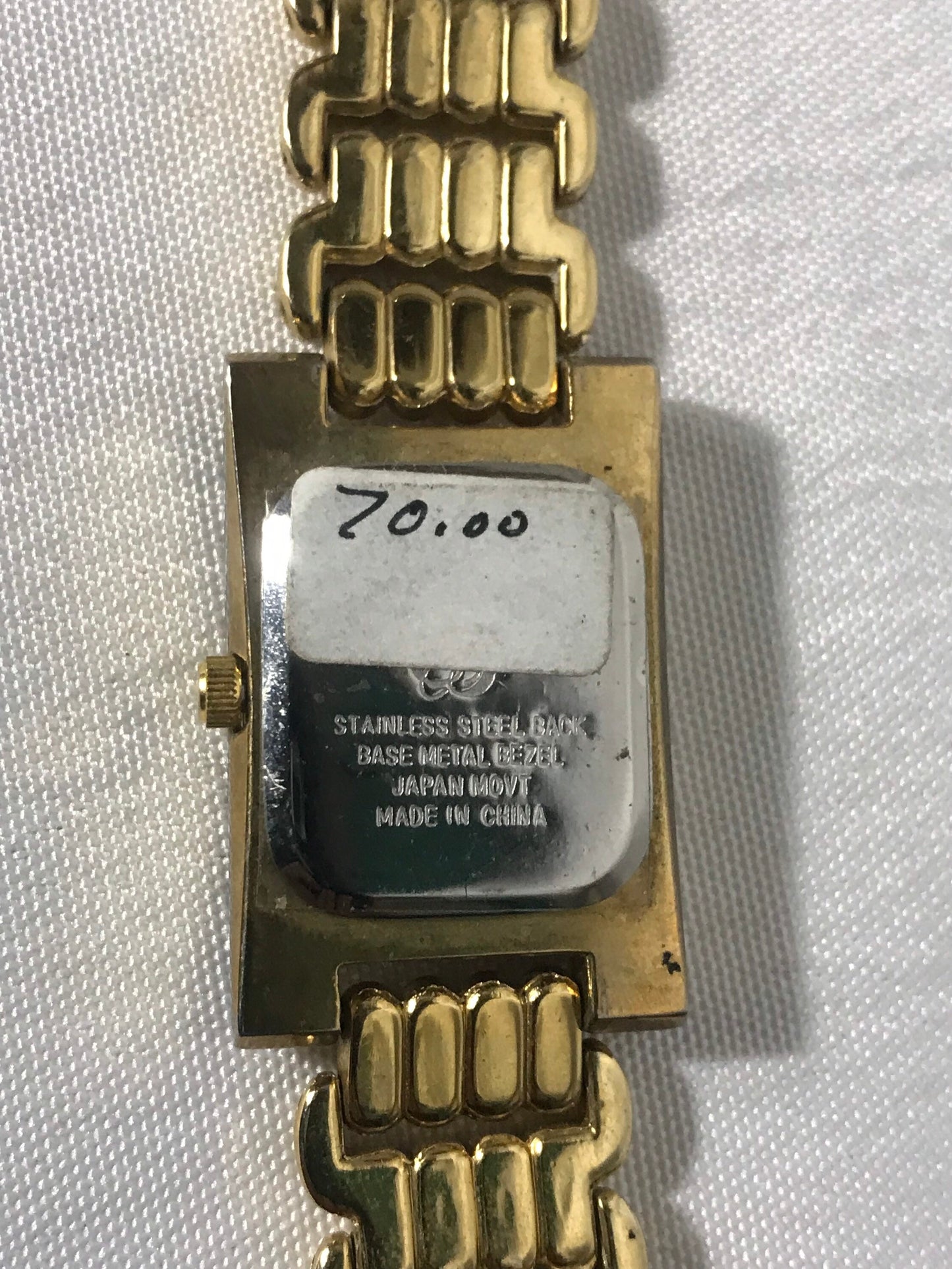 Vintage EJ Diamond Encrusted Gold Wrist Watch | Jewelry