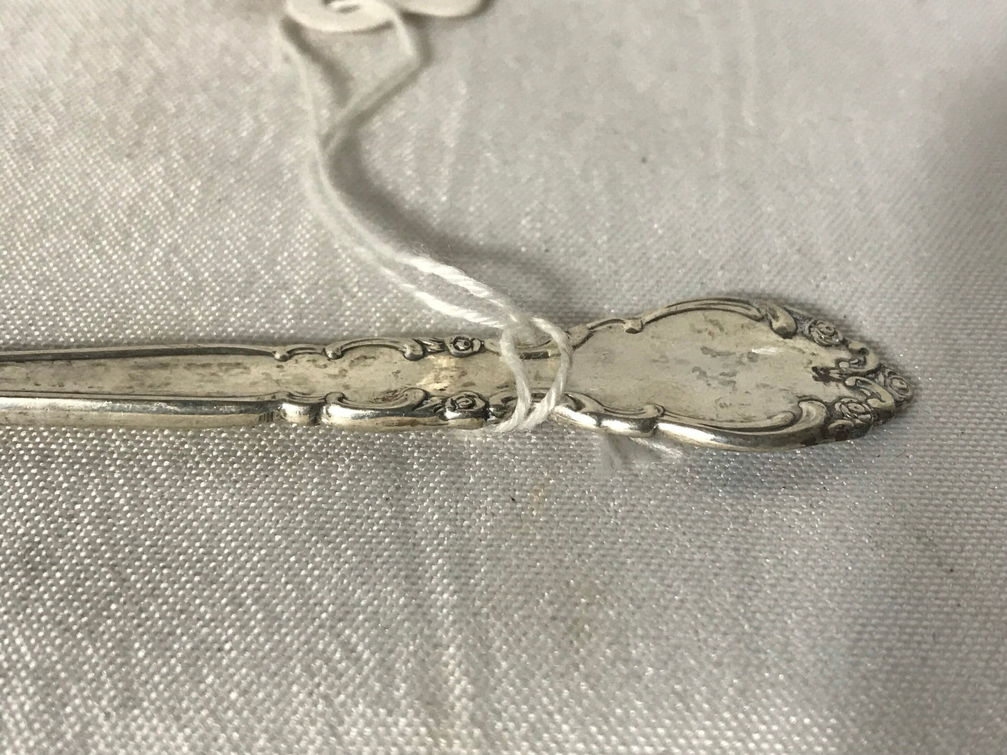 Vintage 1960 Grandeur Sterling Silver Teaspoon by Oneida Silver | Home & Living