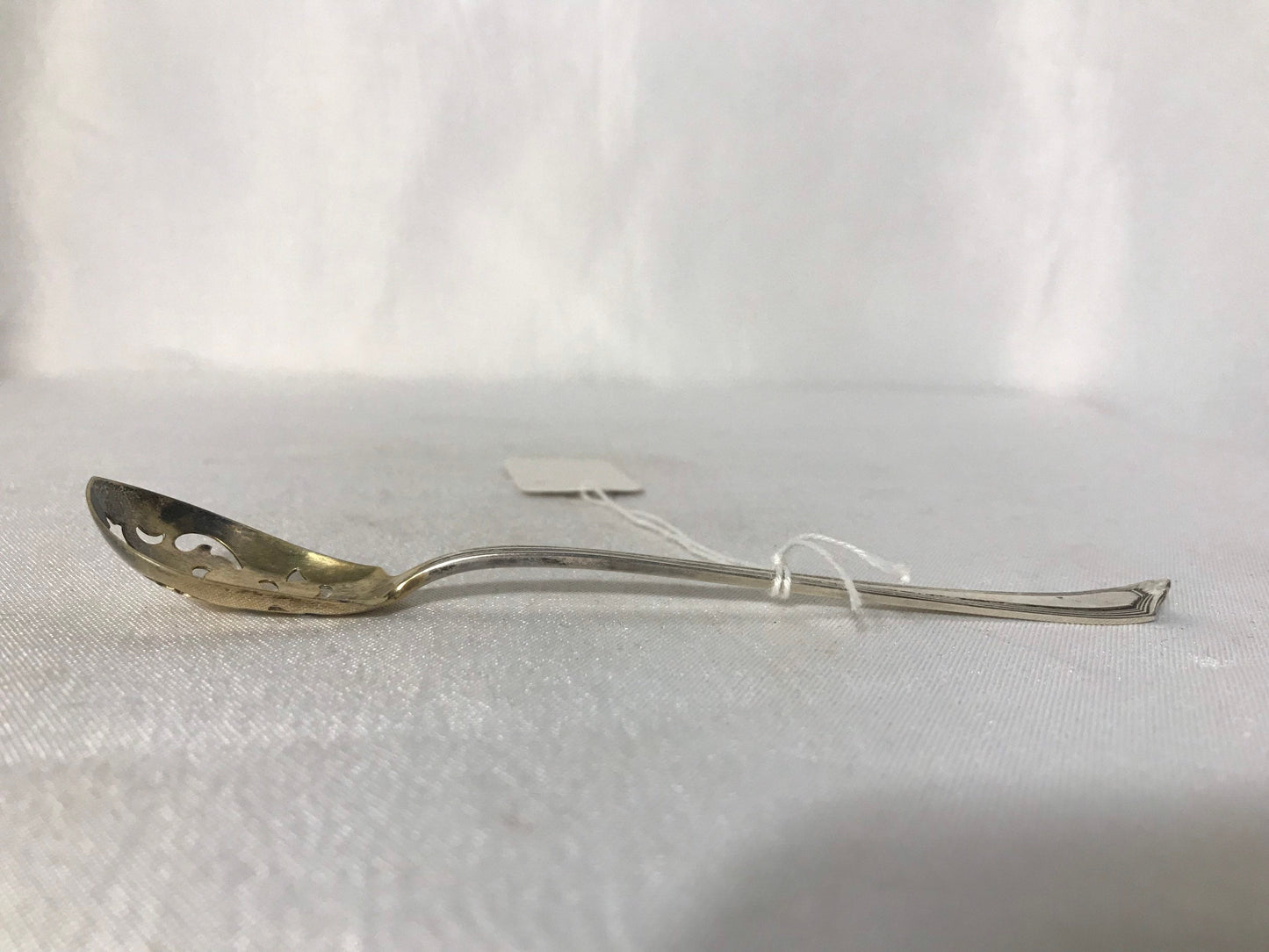 Vintage Gold/Silver Slotted Spoon | Home & Living