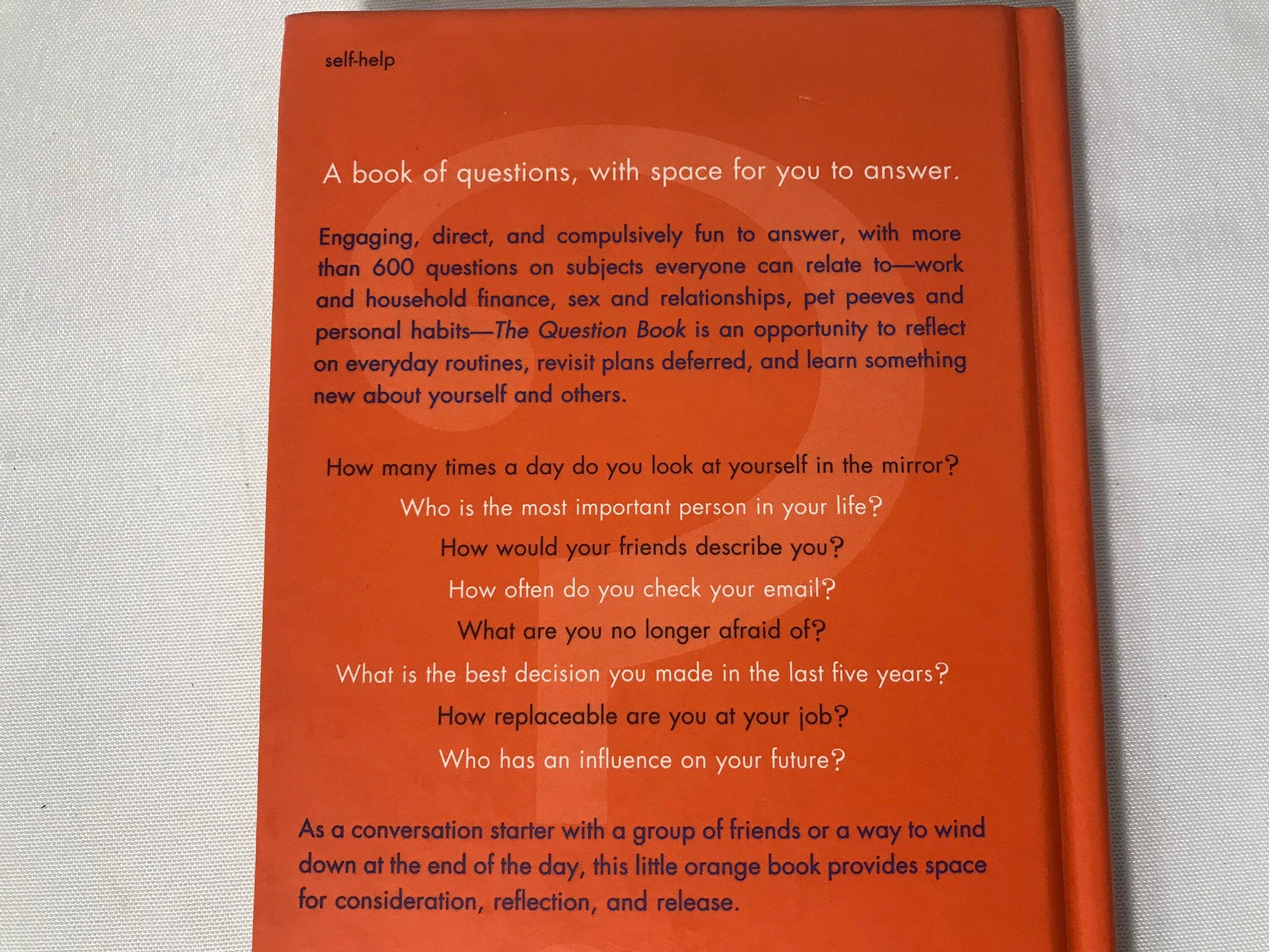 Hardcover Copy of What Makes You Tick? The Question Book by Micheal Krogerus and Roman Tschäppeler | Home & Living