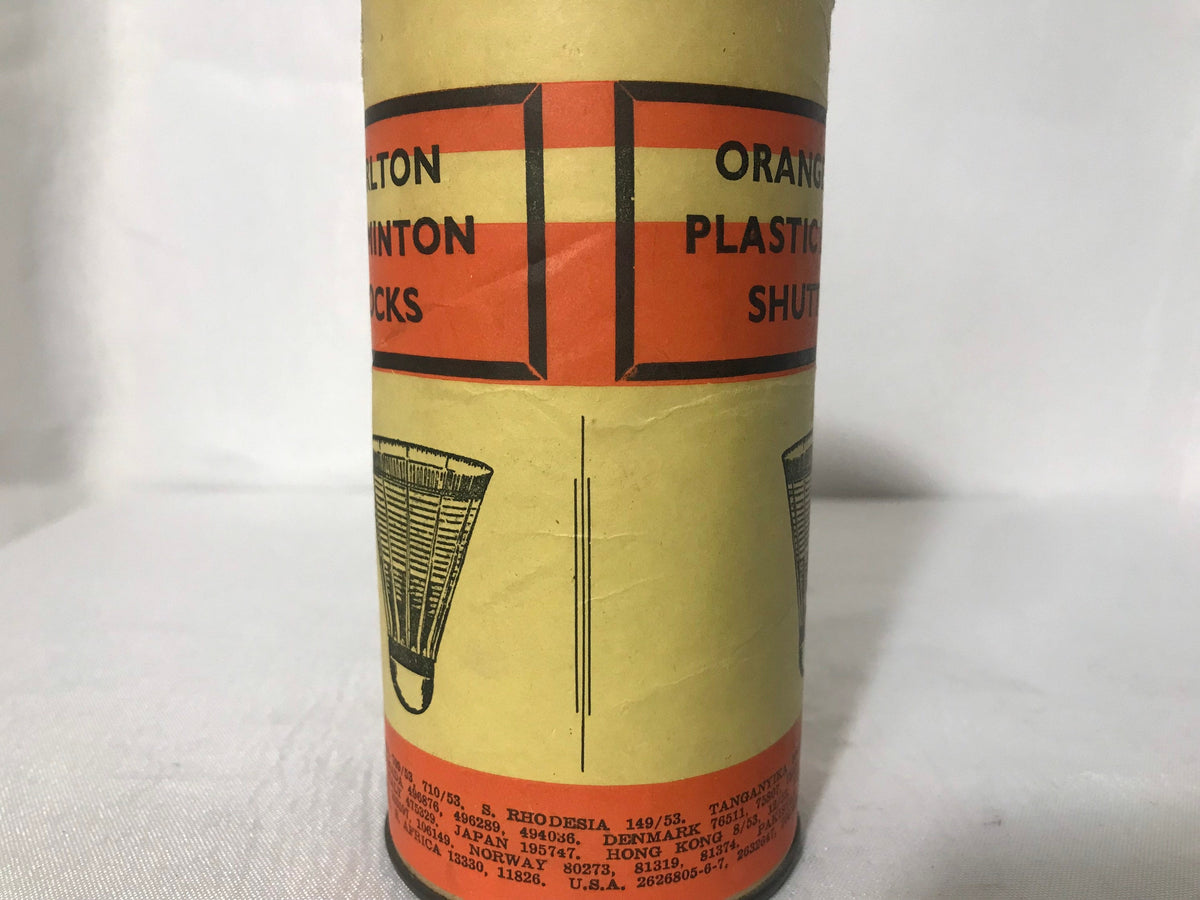 Vintage Orange-Carlton Plastic Badminton Shuttlecocks | Toys and Games