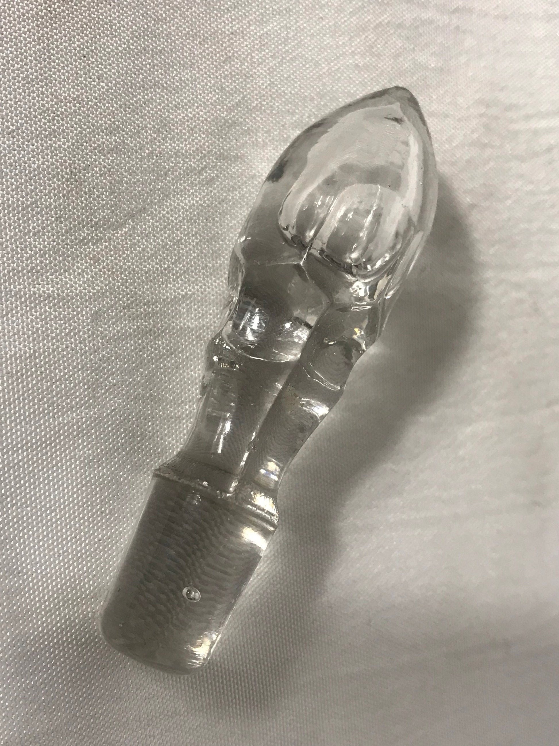 Vintage Clear Crystal Glass Bottle Stopper | Home & Living