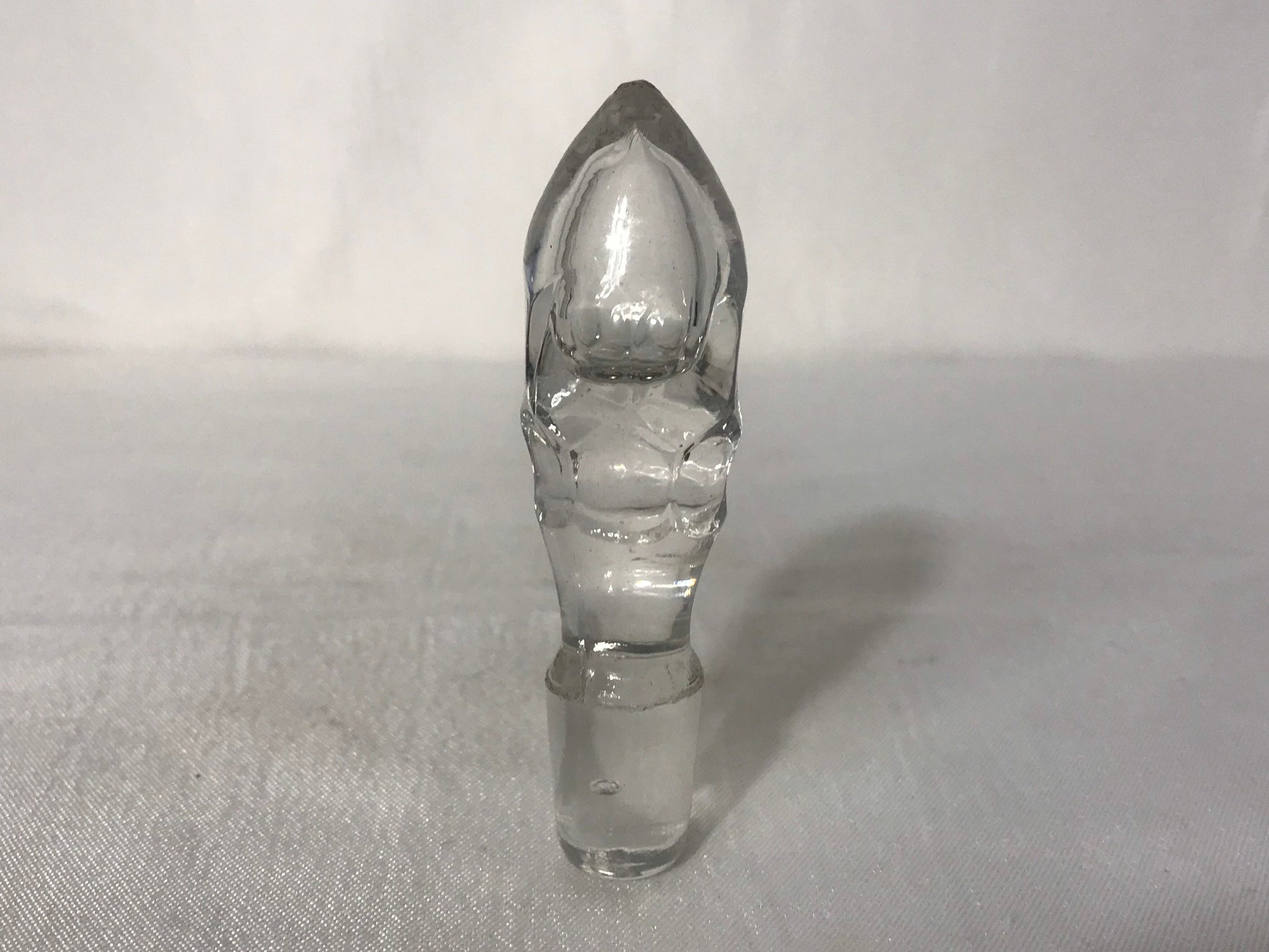 Vintage Clear Crystal Glass Bottle Stopper | Home & Living