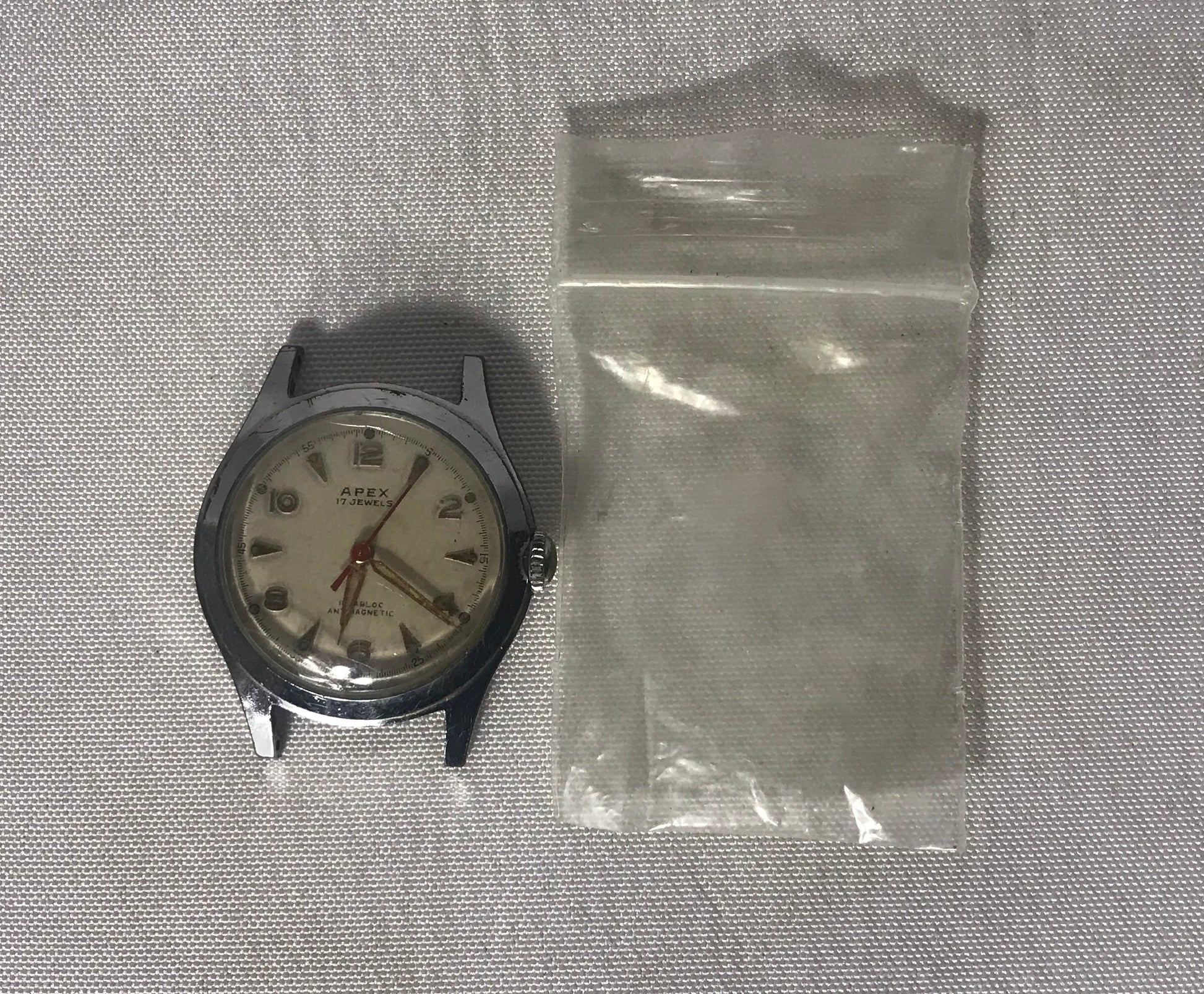 Vintage Apex Silver Face Watch | Jewelry