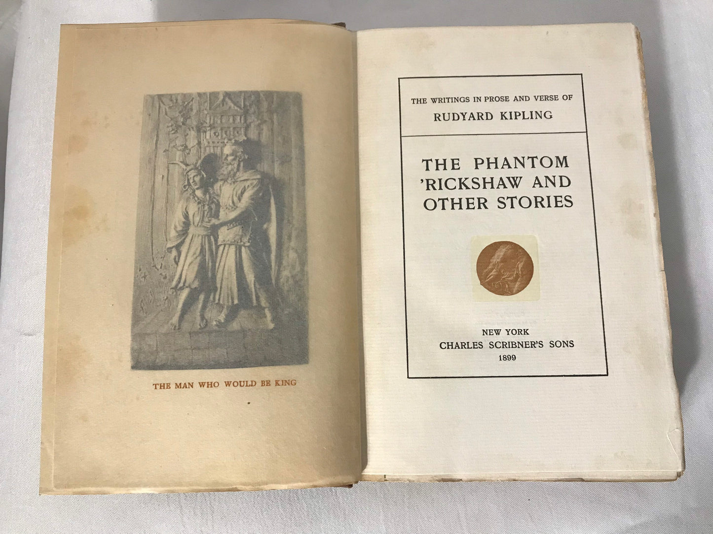 Vintage Rudyard Kipling V Book | The Phantom Rickshaw | Literature and Fiction