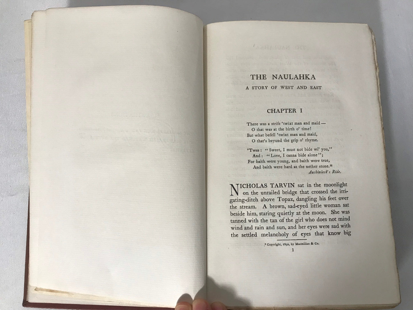 Vintage Scribners The Works of Rudyard Kipling X Book | The Naulahka | Literature and Fiction