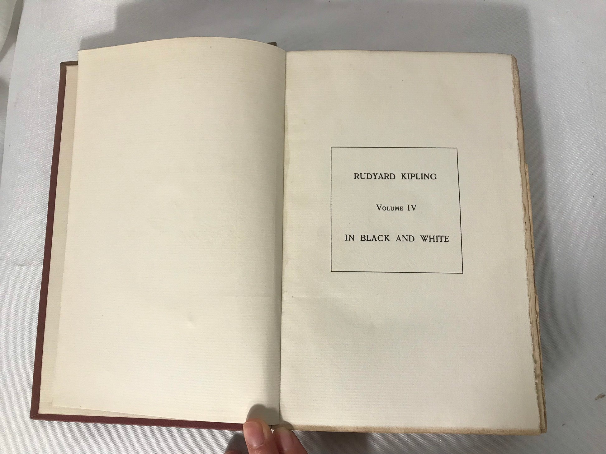 Vintage Scribners The Works of Rudyard Kipling XV | In Black and White IV | Literature & Fiction