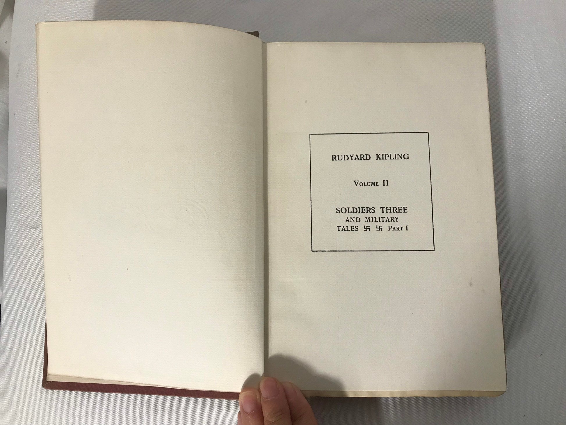 Vintage Scribners The Works of Rudyard Kipling II | Soldiers Three and Military Tales Part 1 | Literature & Fiction