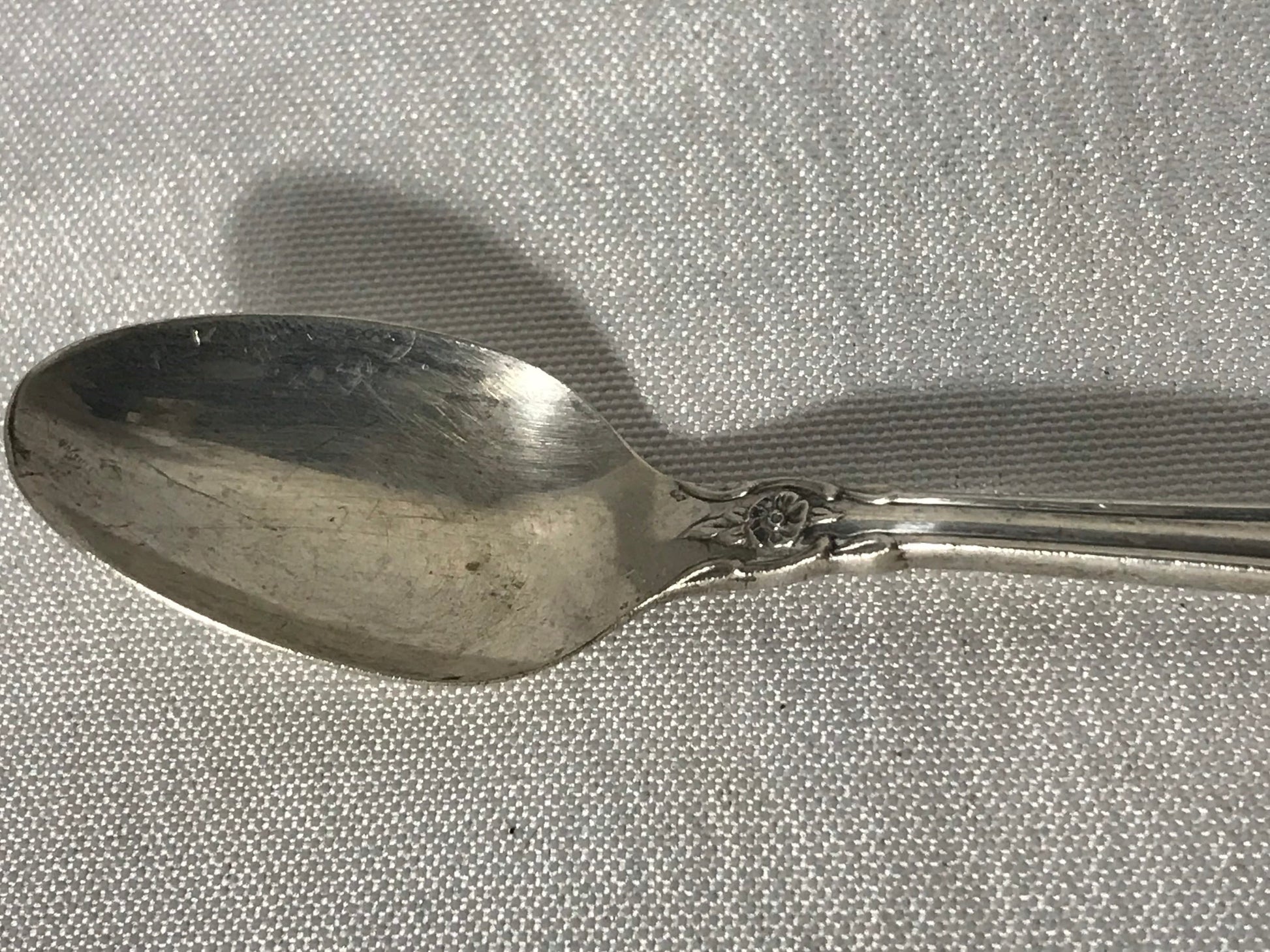 Vintage 1960 Grandeur Sterling Silver Teaspoon by Oneida Silver | Home & Living