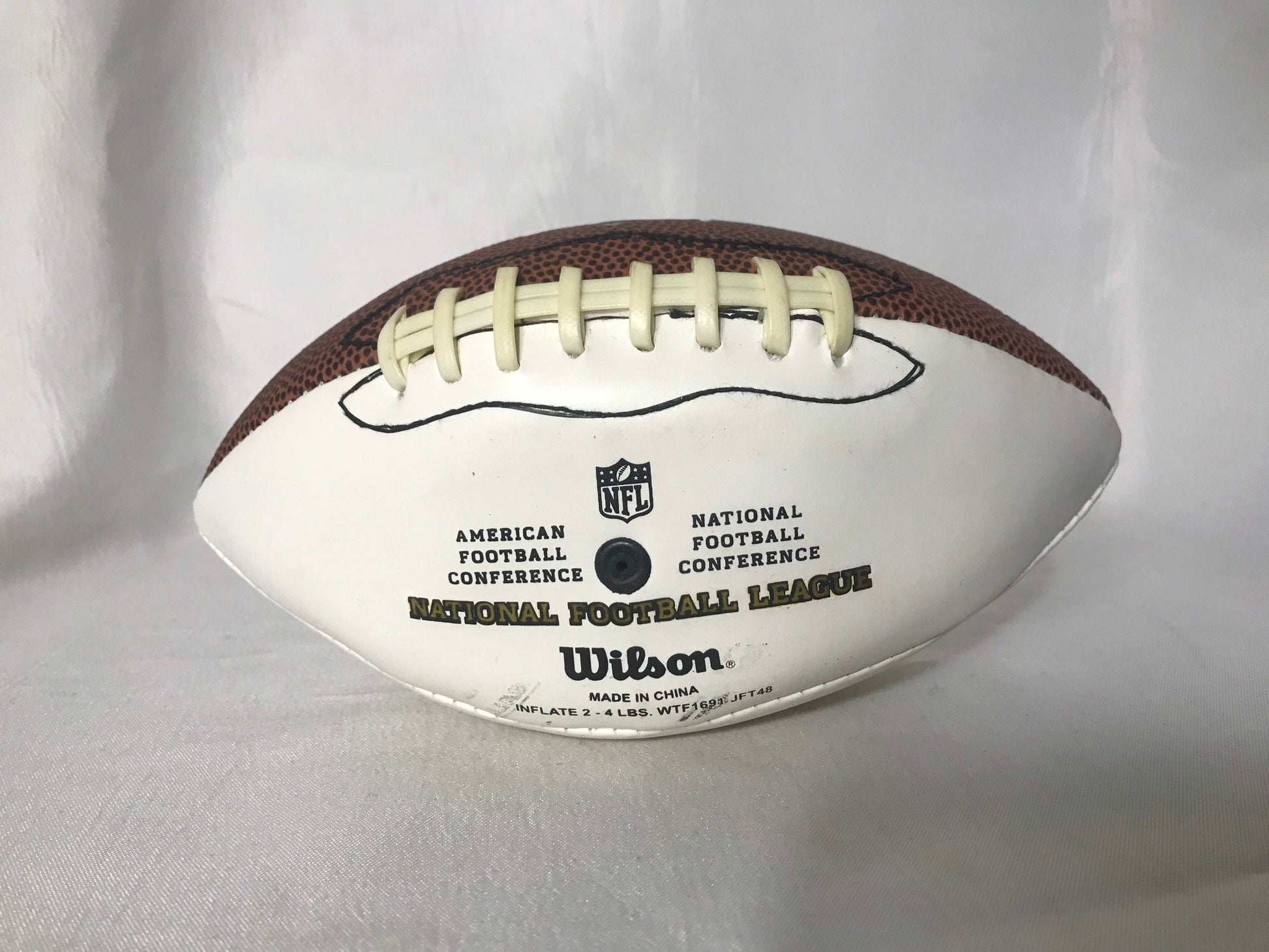 Vintage Singed NFL Inflatable Football | Collectible Balls