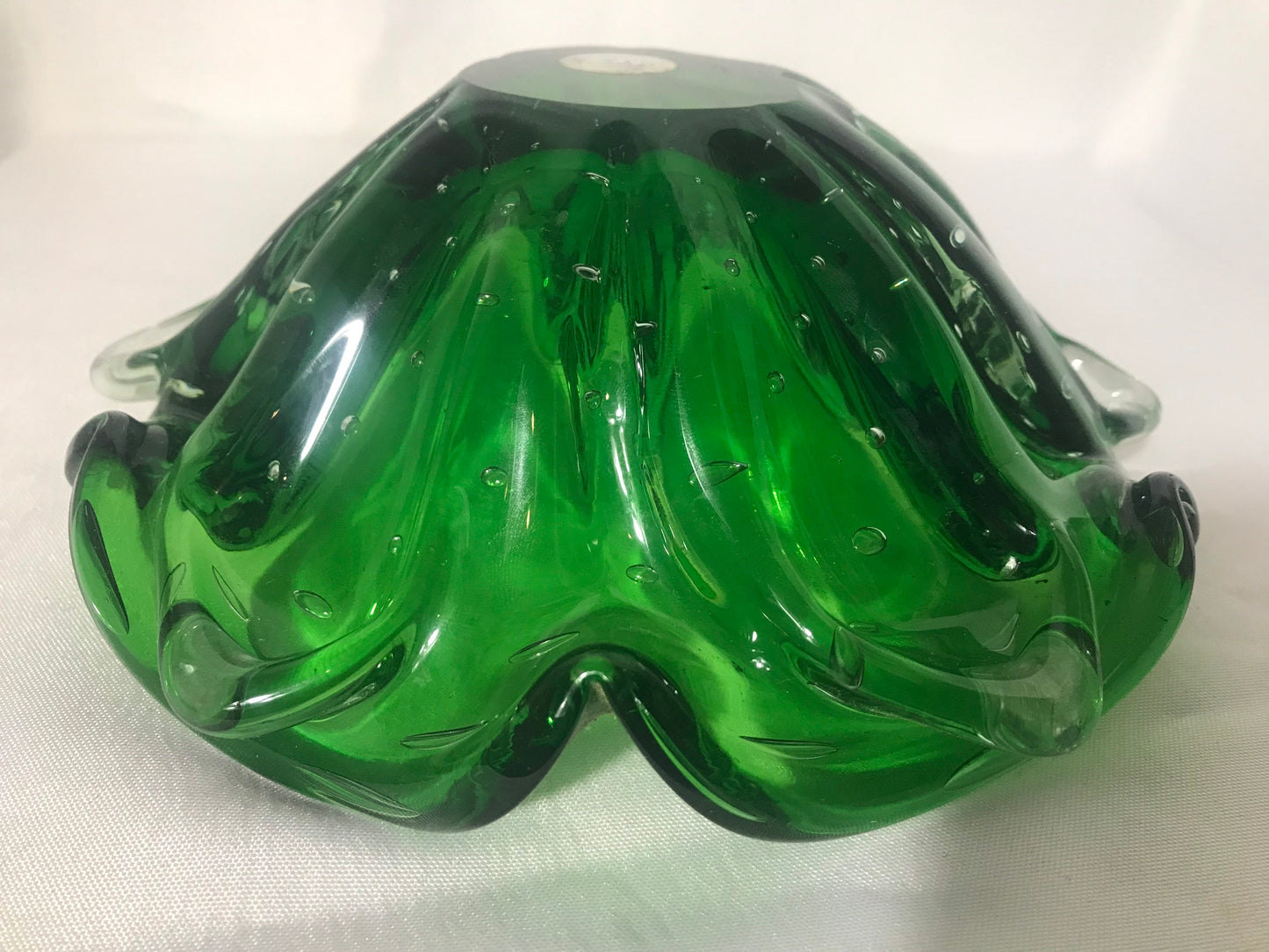 Vintage Green Glass Bowl | Home & Living