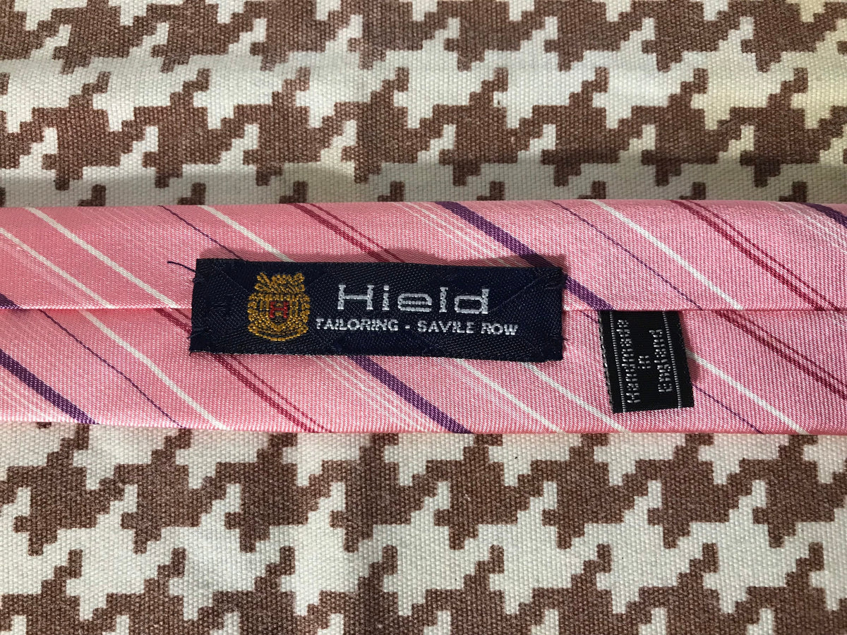 Vintage Pink Stripped Hield Necktie | Accessories