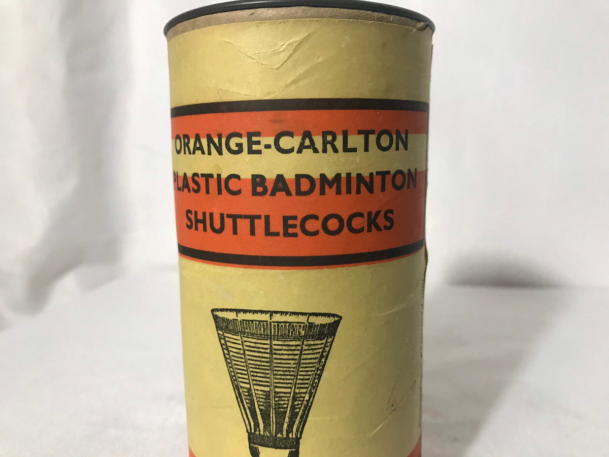 Vintage Orange-Carlton Plastic Badminton Shuttlecocks | Toys and Games