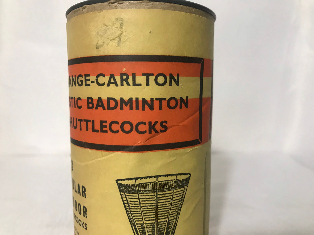 Vintage Orange-Carlton Plastic Badminton Shuttlecocks | Toys and Games