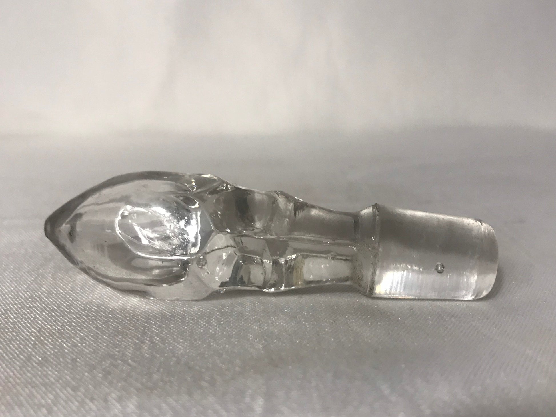 Vintage Clear Crystal Glass Bottle Stopper | Home & Living