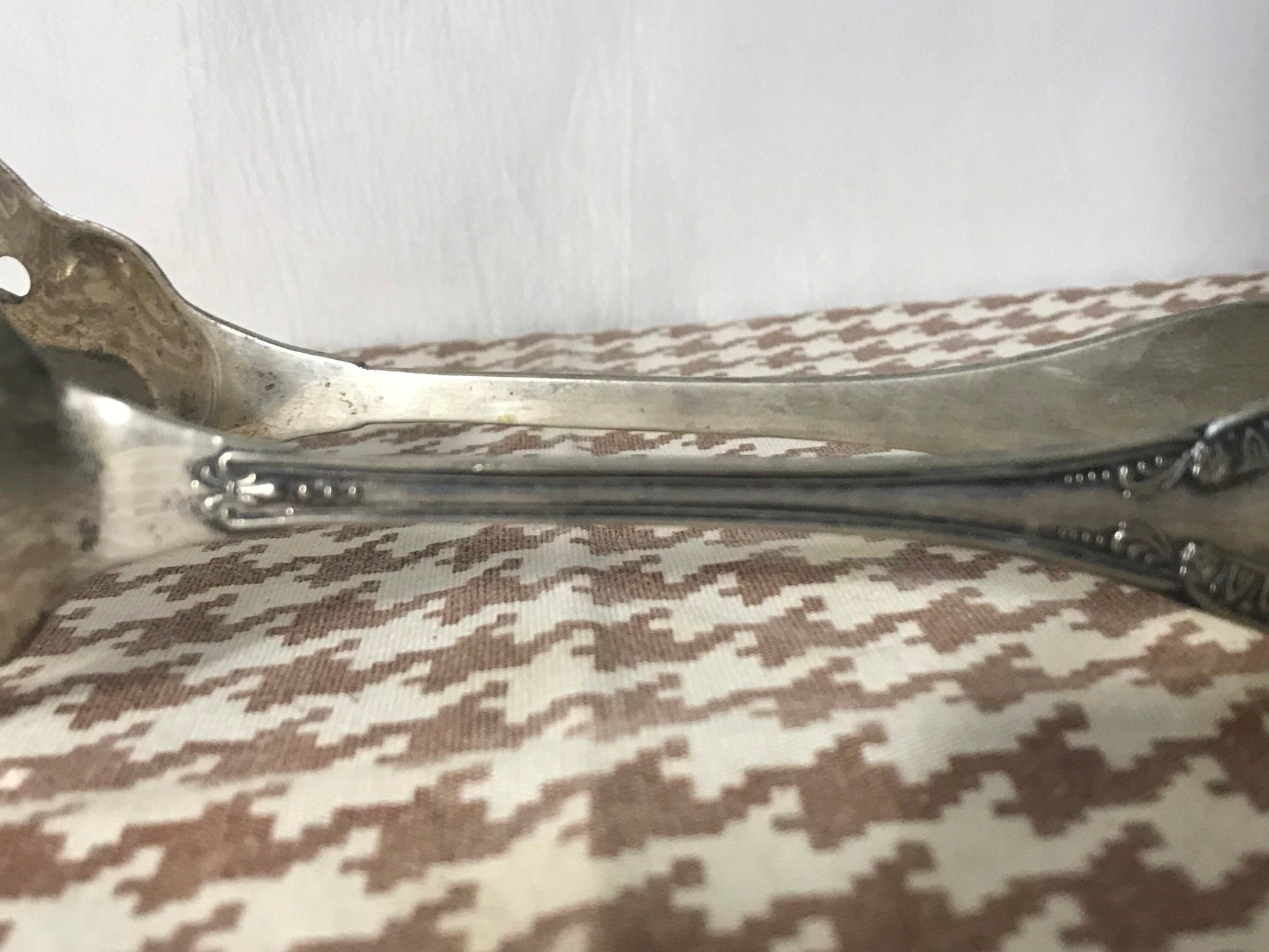 Vintage 800 Silver Tongs | Home & Kitchen Decor