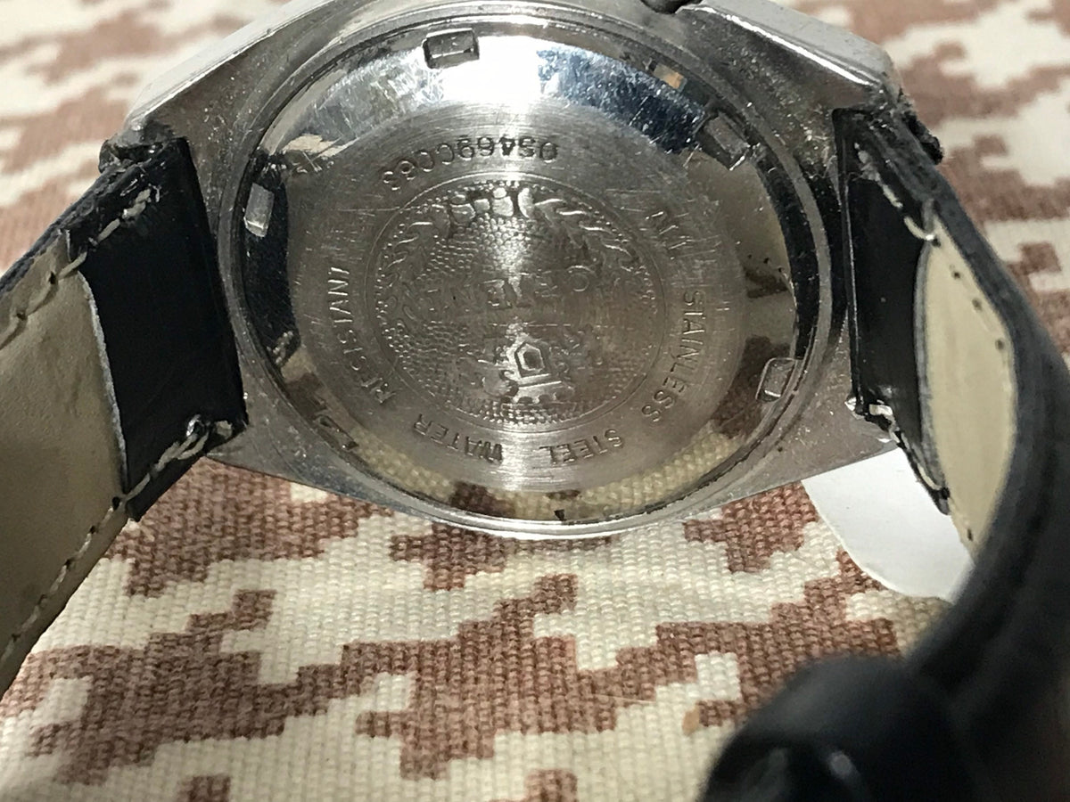 Vintage Orient Crystal 21 Jewels Wrist Watch | Stainless Steel | Jewelry
