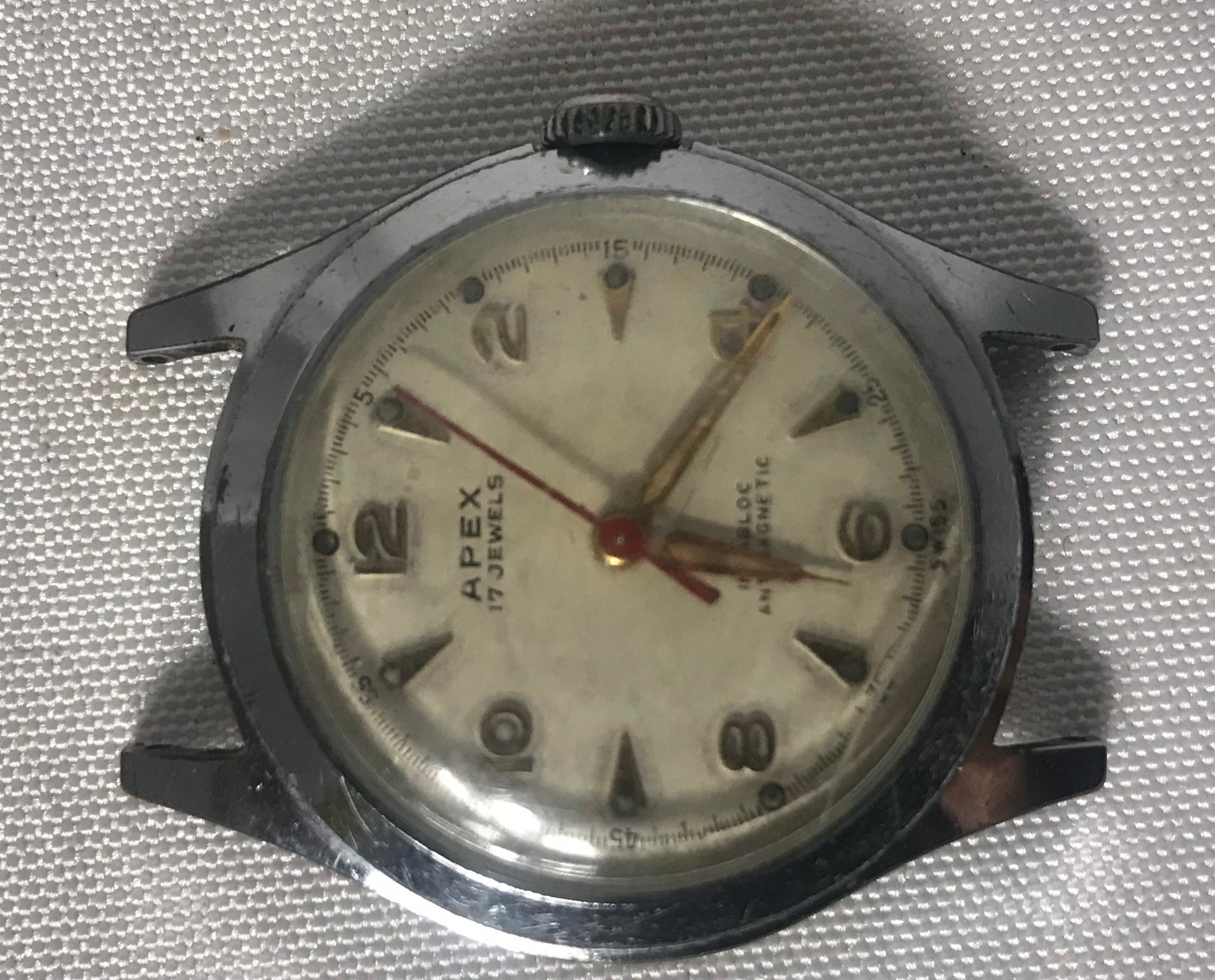 Vintage Apex Silver Face Watch | Jewelry