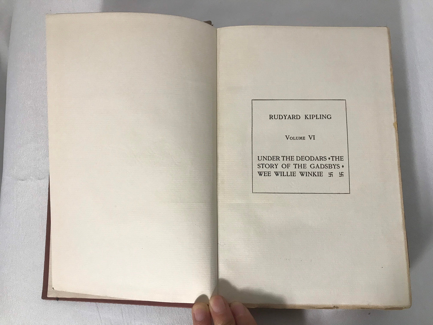 Vintage Under the Deodars and Other Stories Book | The Works Of Rudyard Kipling VI | Literature & Fiction