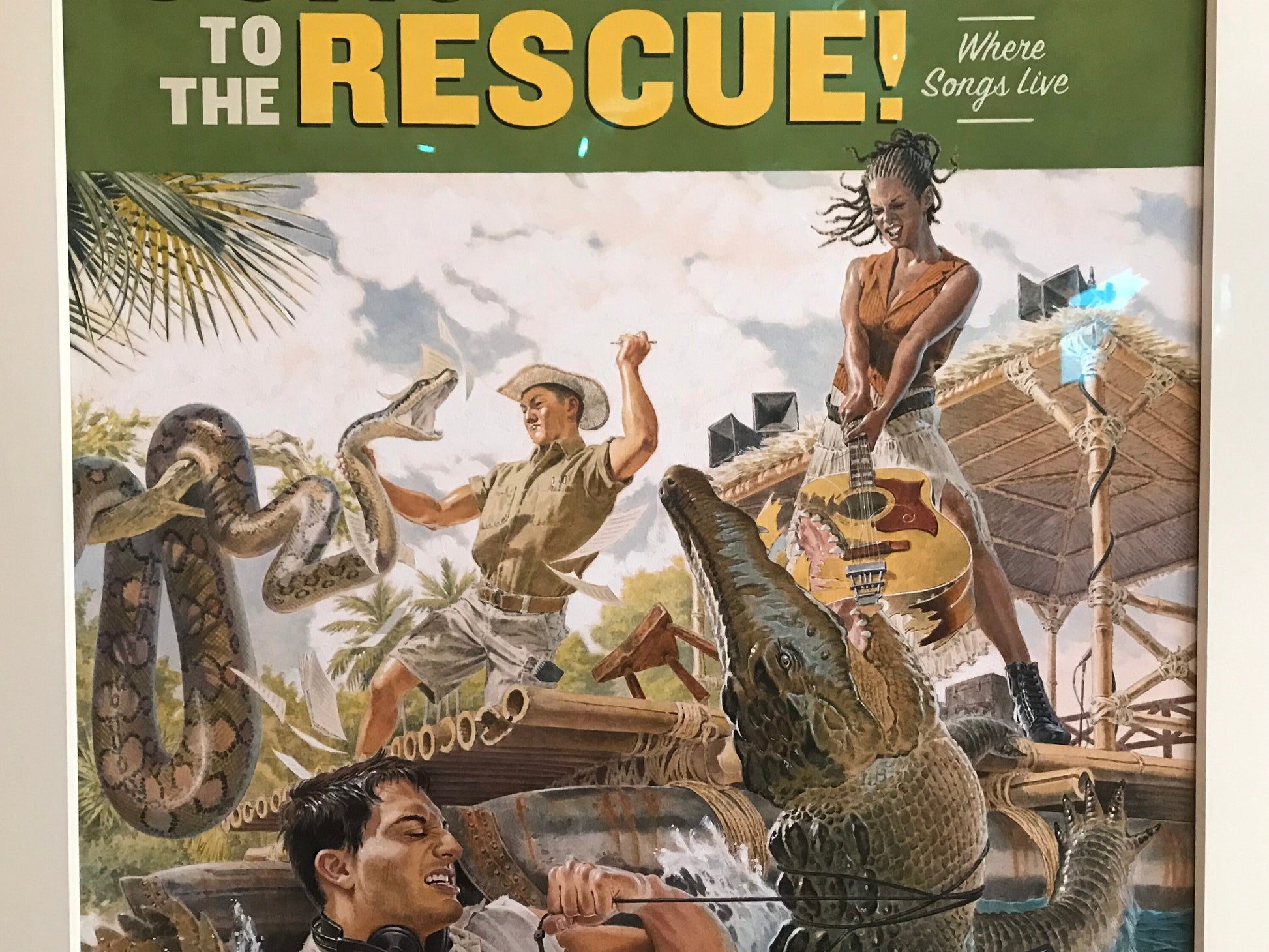 Signed Mark Stutzman Vintage EMI Music Publishing Poster Vol 7 Issue 24 | 2011 Collectors Edition | “Song Writers to the Rescue”