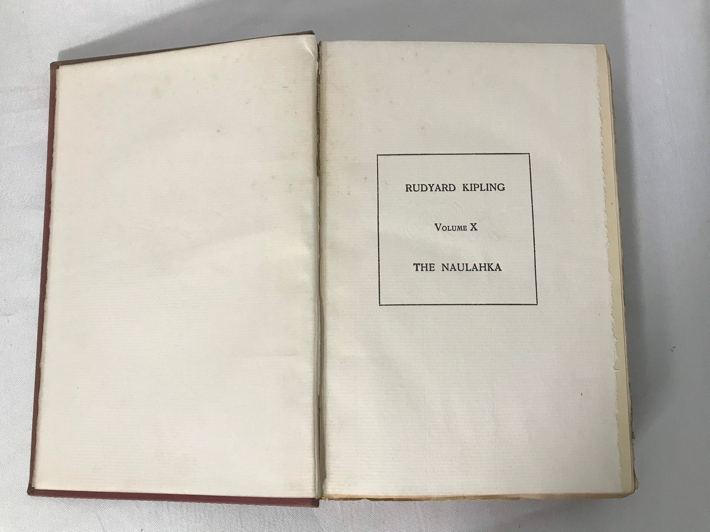 Vintage Scribners The Works of Rudyard Kipling X Book | The Naulahka | Literature and Fiction