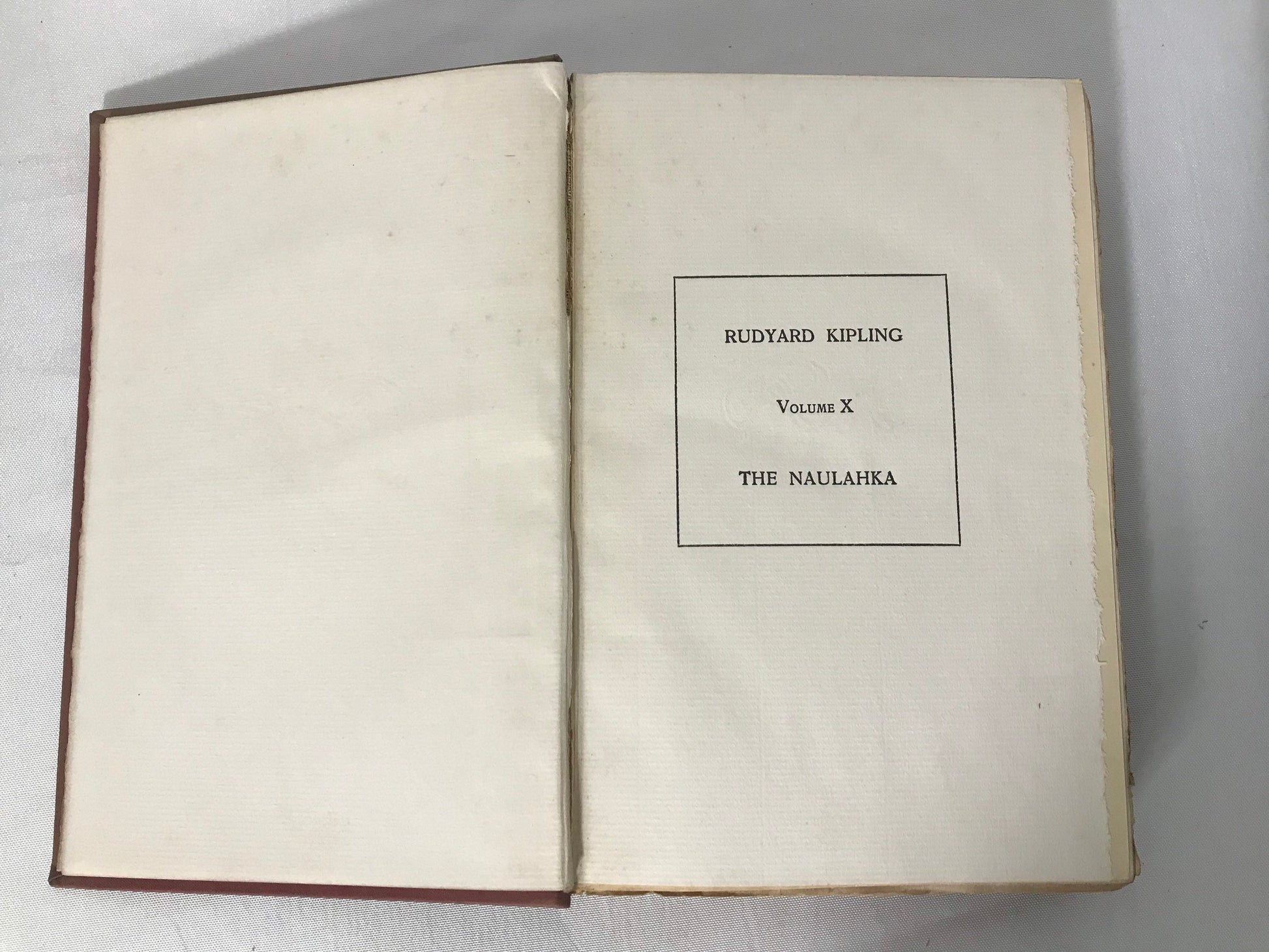 Vintage Scribners The Works of Rudyard Kipling X Book | The Naulahka | Literature and Fiction