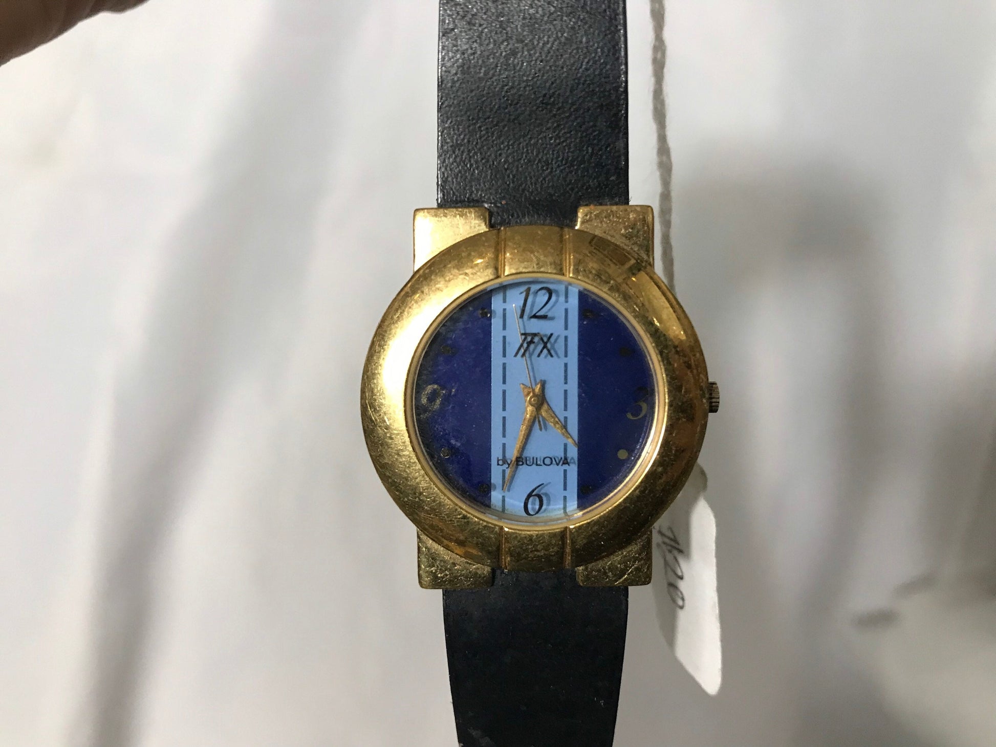 Vintage TFX by Bulova Leather Wrist Watch | Jewelry