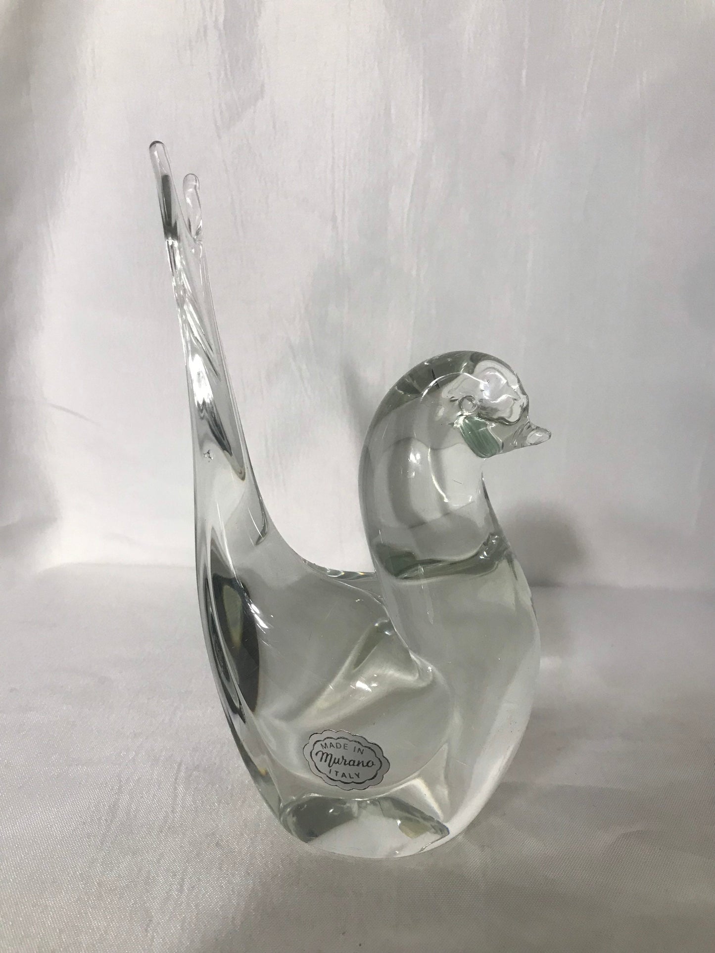 Vintage Glass Bird Sculpture | Glass Sculptures & Figurines