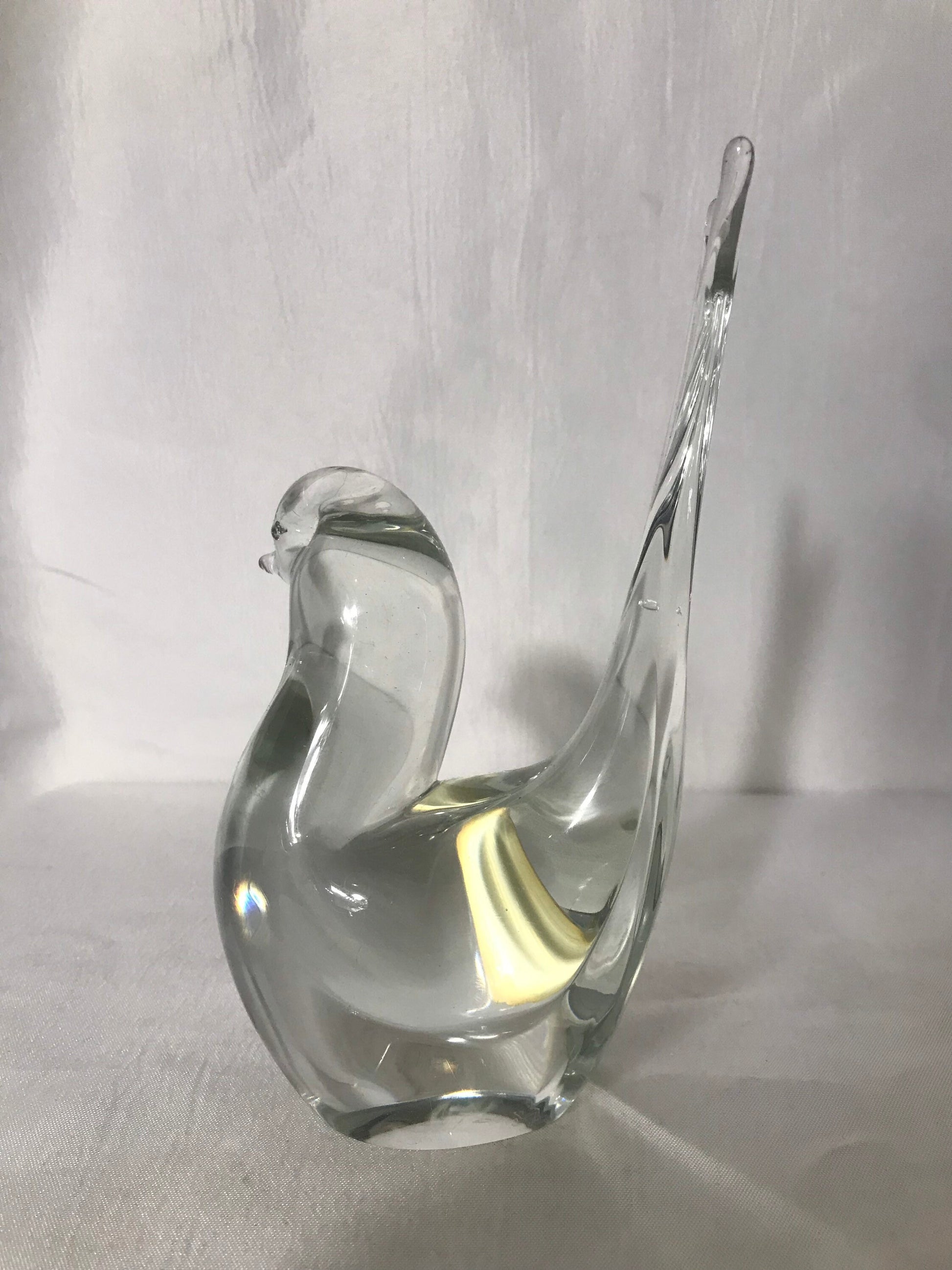 Vintage Glass Bird Sculpture | Glass Sculptures & Figurines