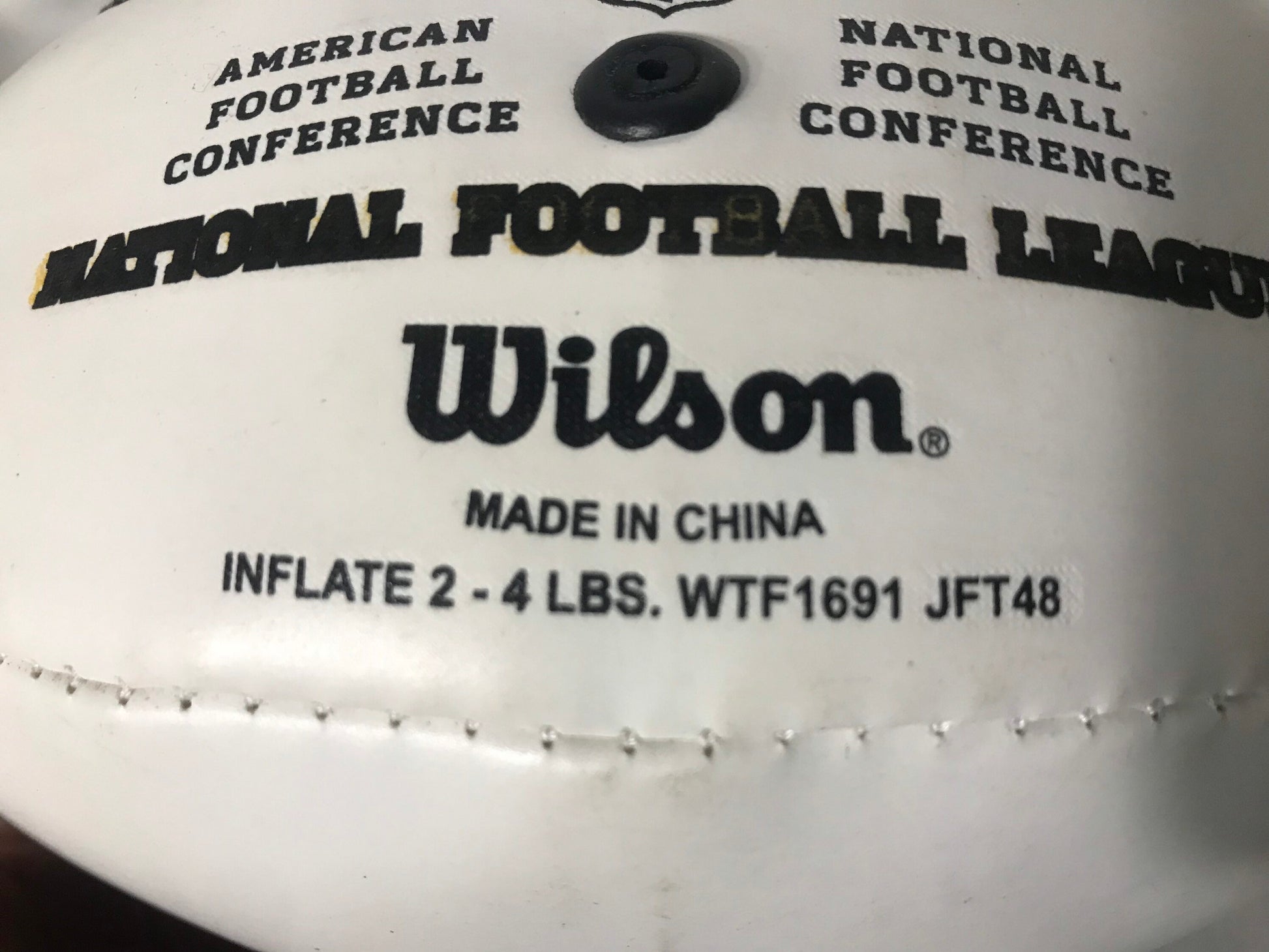 Vintage Singed NFL Inflatable Football | Collectible Balls