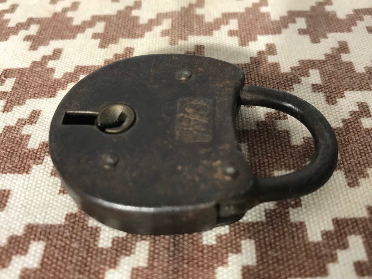 Vintage Miniature Oak Lock | Unknown Brand | Home Improvement