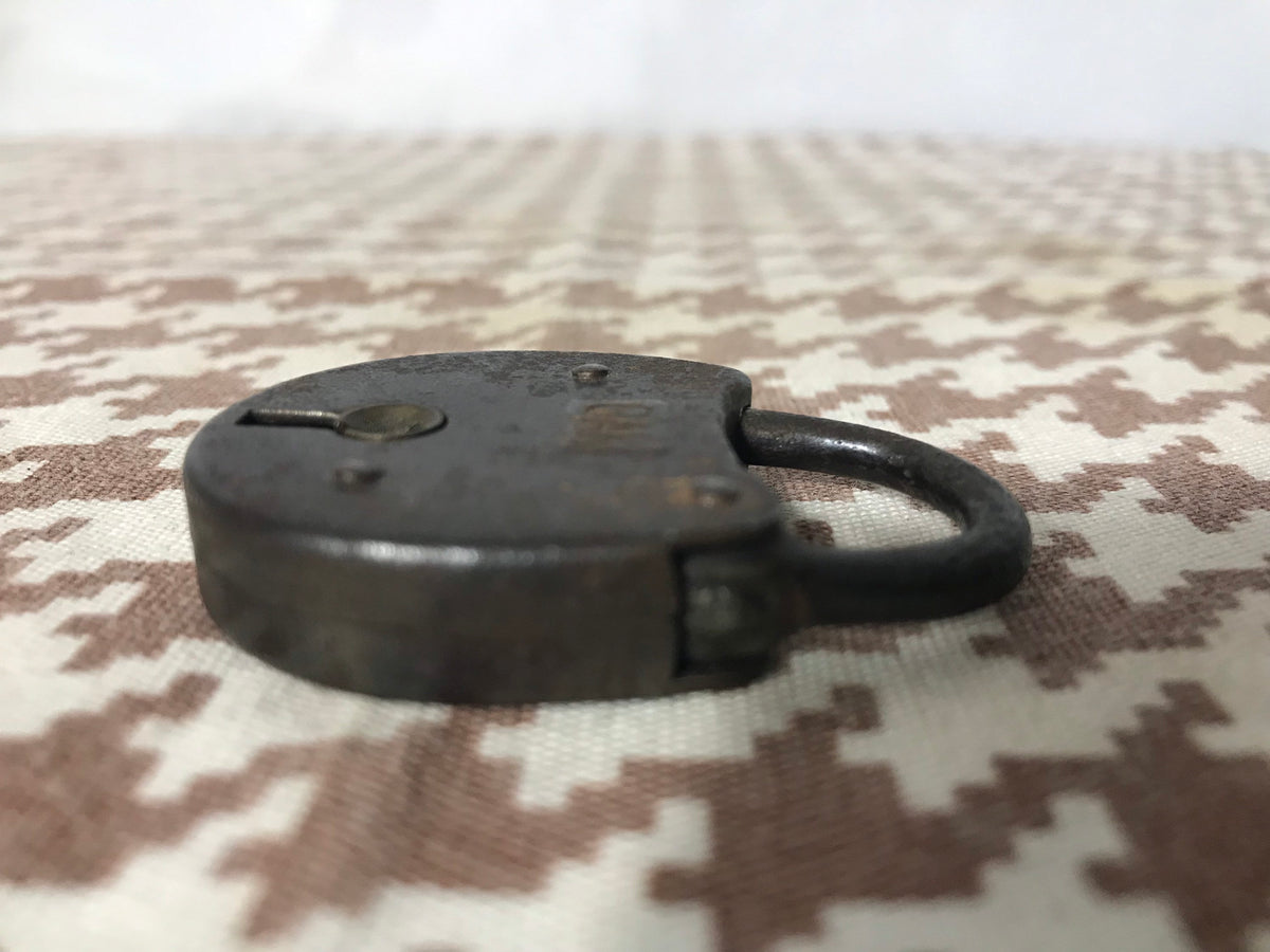 Vintage Miniature Oak Lock | Unknown Brand | Home Improvement