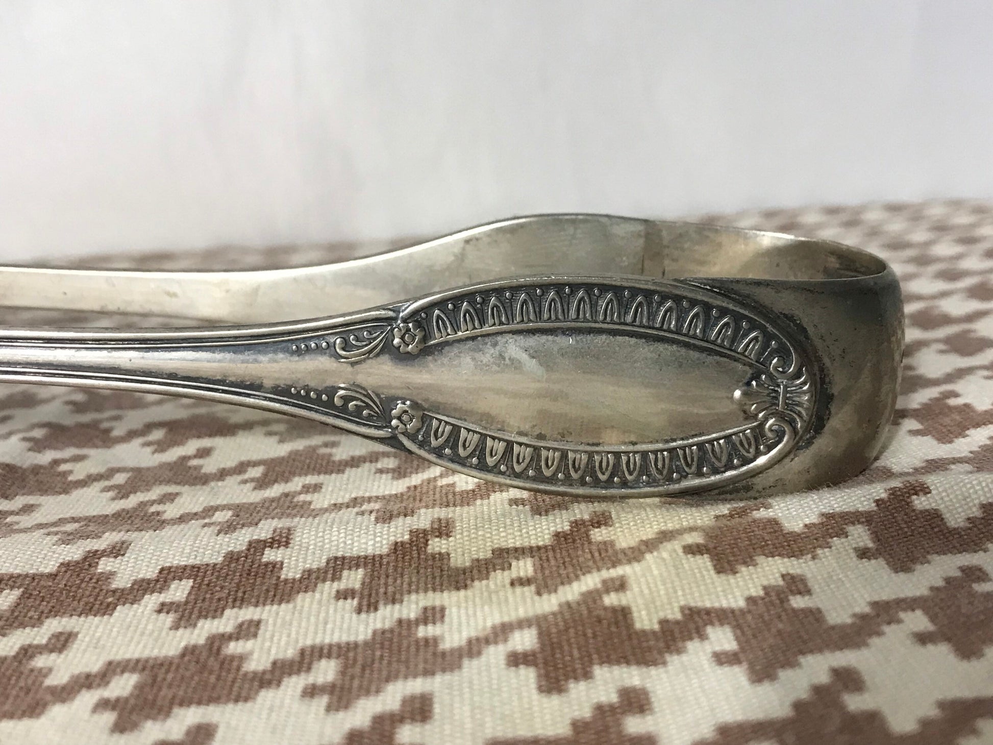 Vintage 800 Silver Tongs | Home & Kitchen Decor