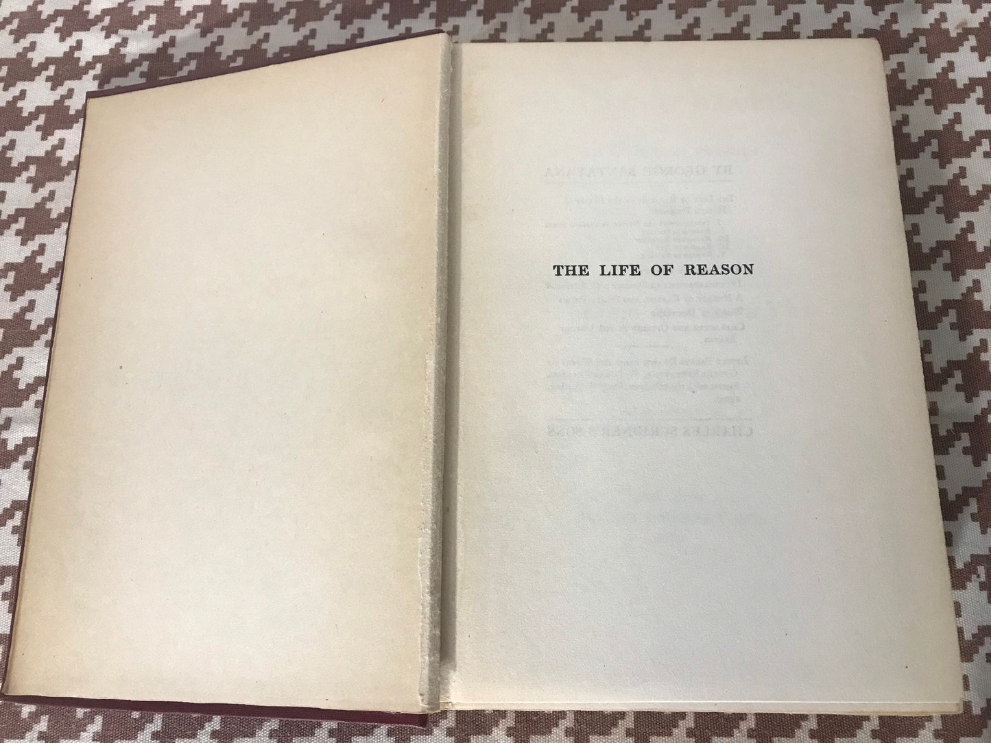 The Life of Reason or the Phases of Human Progress by George Santayana | Literature