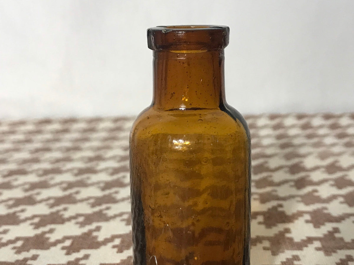 Vintage Mini Tinted Apothecary Bottle | Home & Living