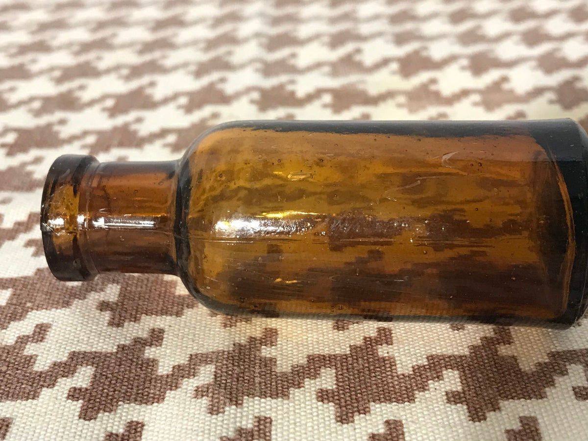 Vintage Mini Tinted Apothecary Bottle | Home & Living